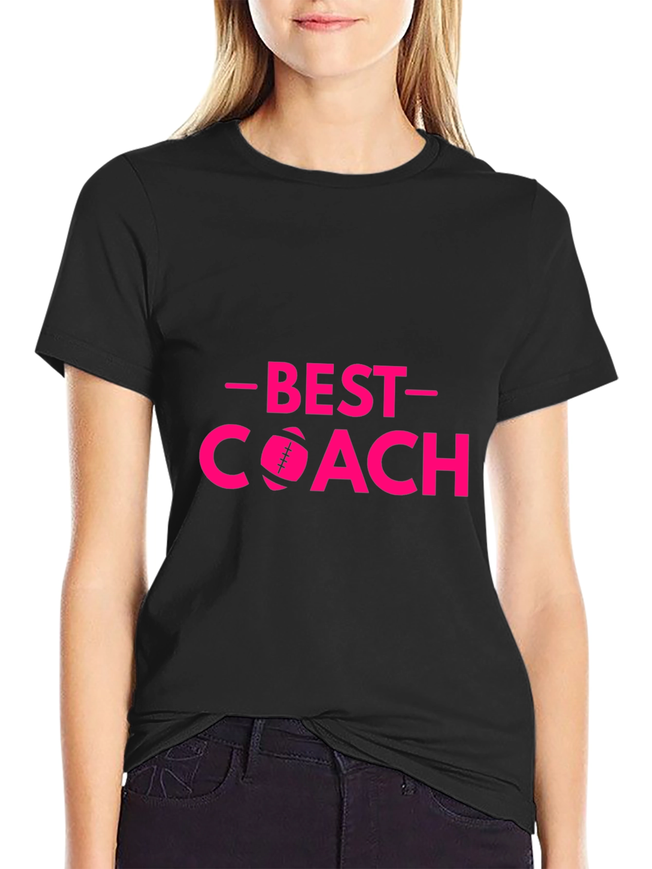 Best Coach T-Shirt - Football Design