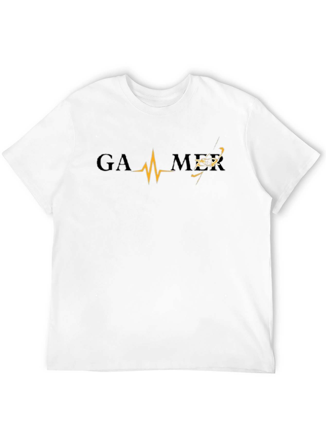 Gamer Heartbeat T-Shirt - Black Gaming Tee