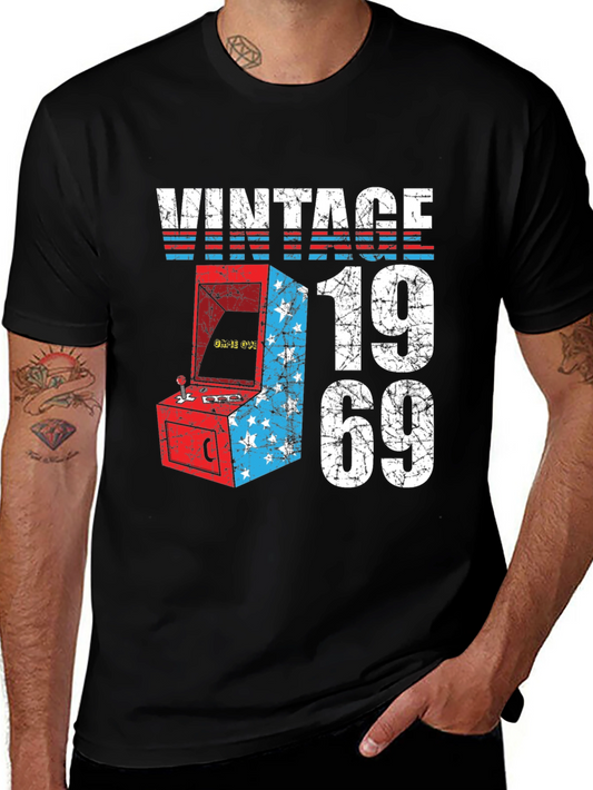 Vintage 1969 Arcade Game Graphic Tee