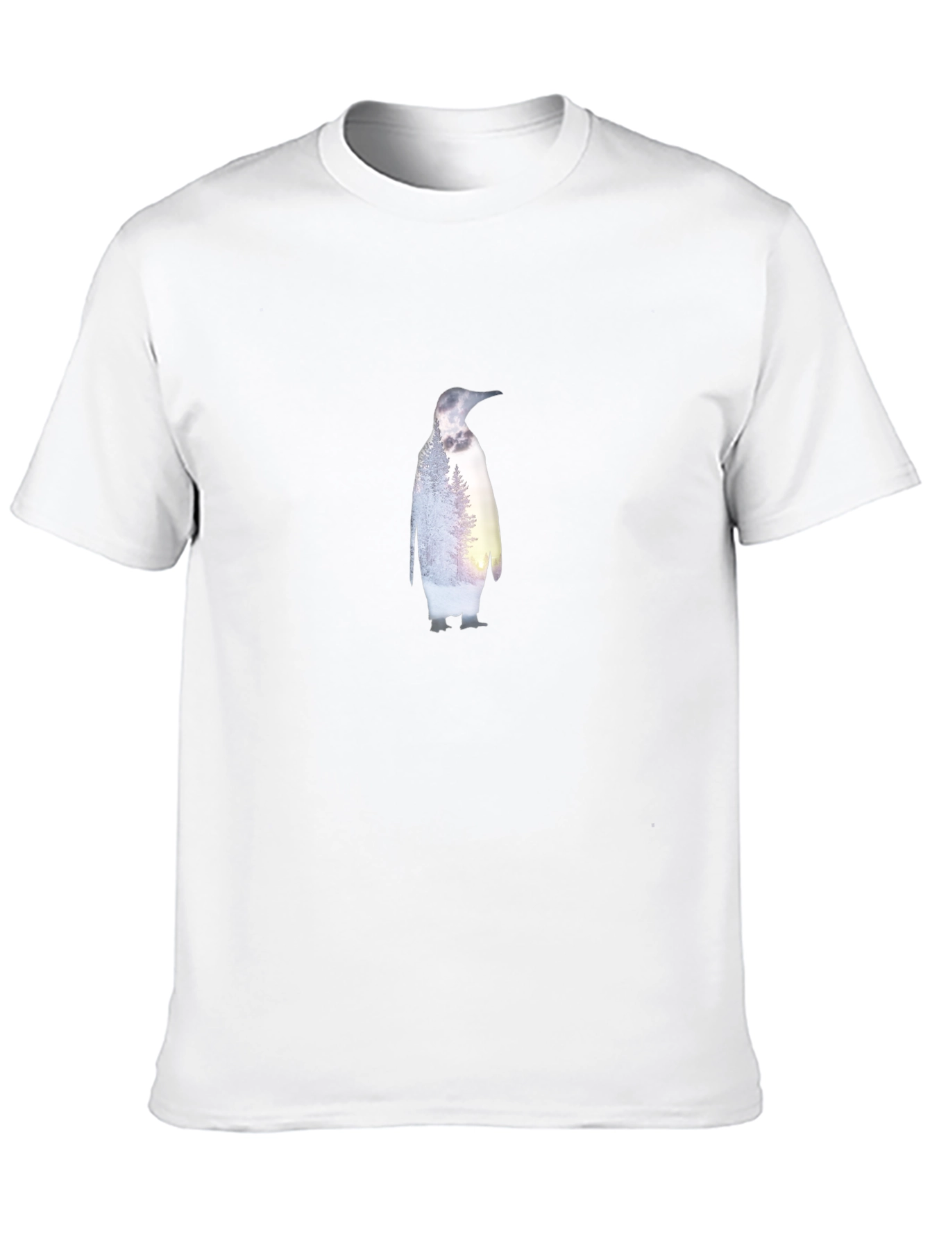 Penguin Nature T-Shirt - Stylish Black Tee
