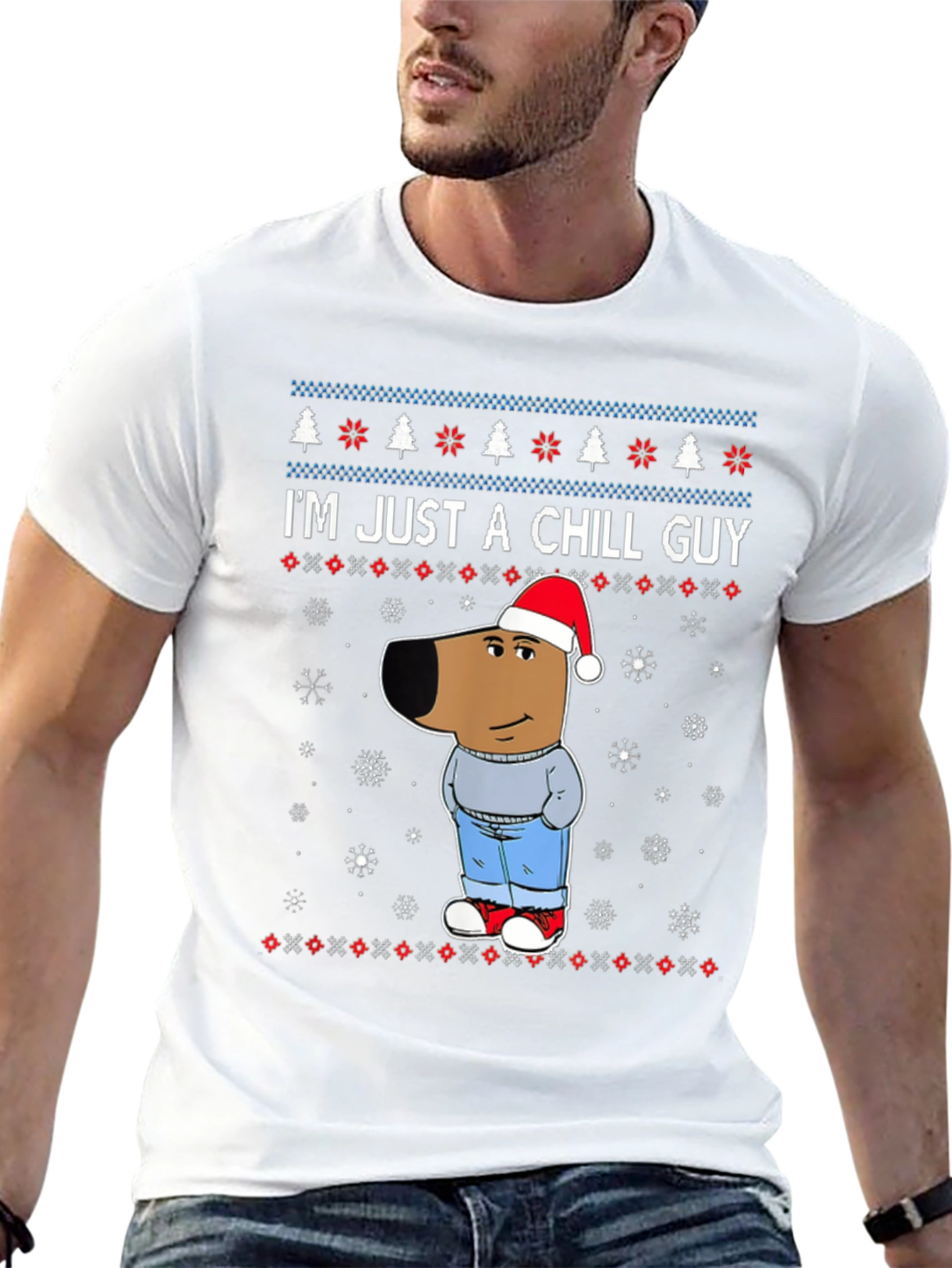 Chill Guy Christmas T-Shirt