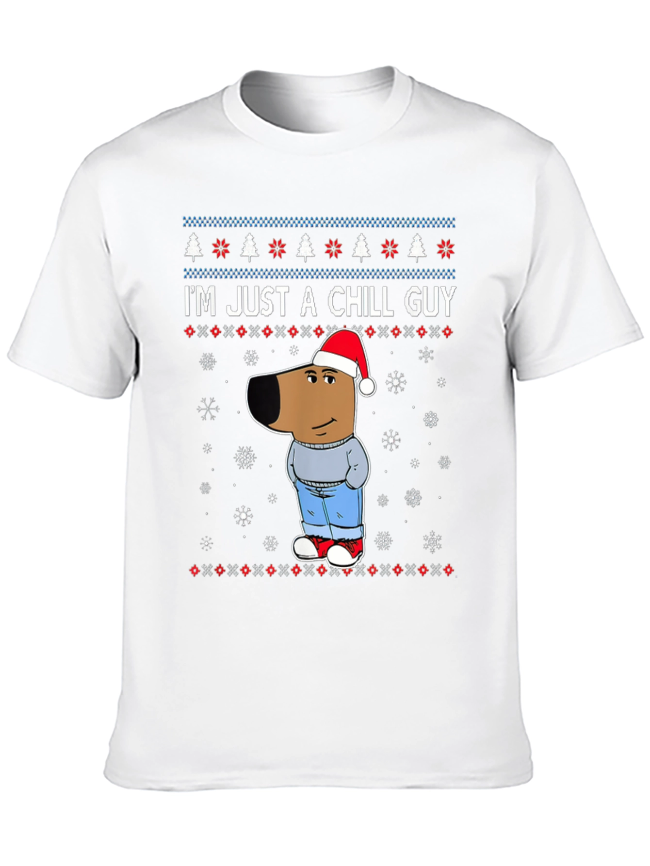 Chill Guy Christmas T-Shirt
