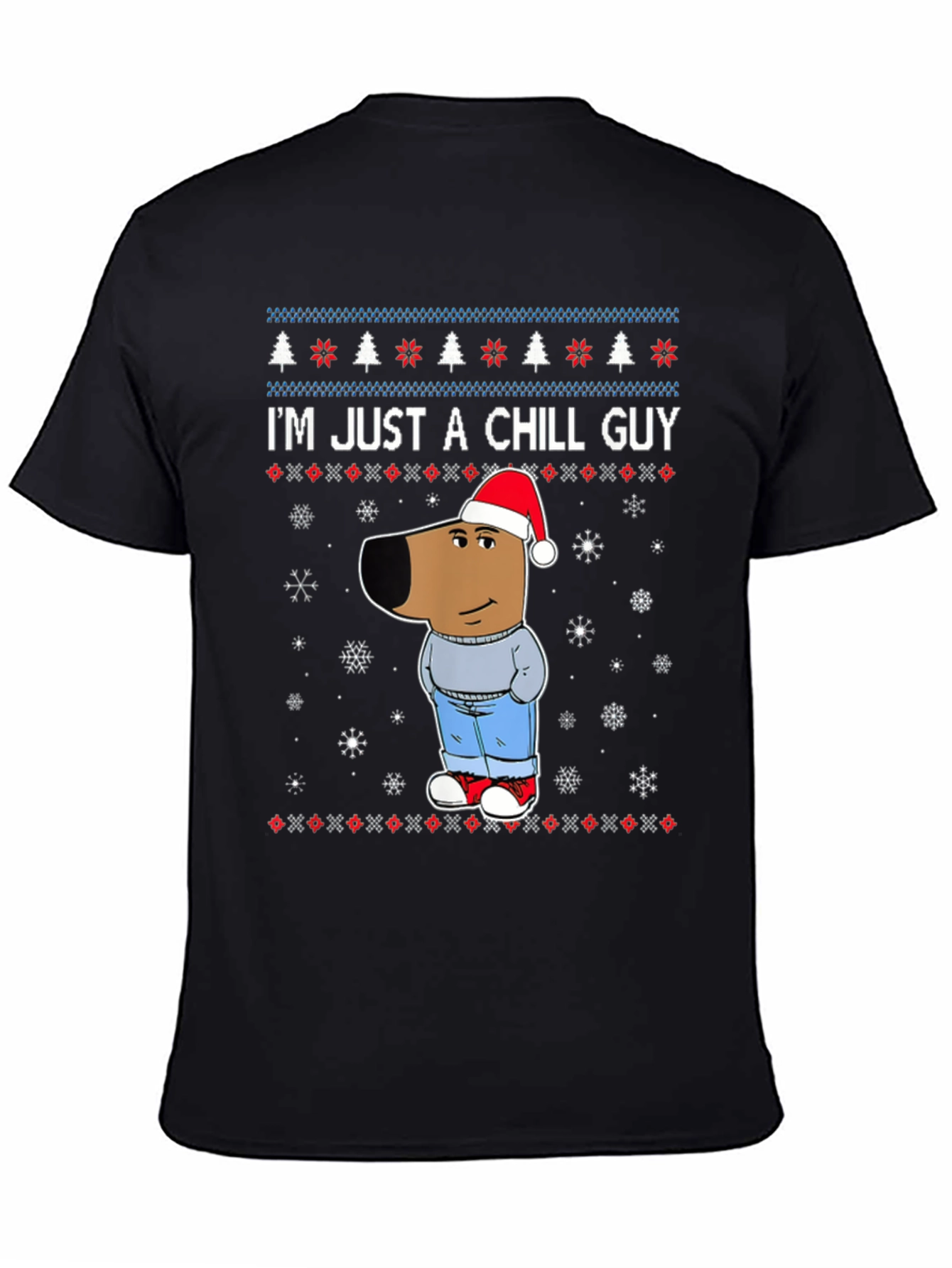 Chill Guy Christmas T-Shirt