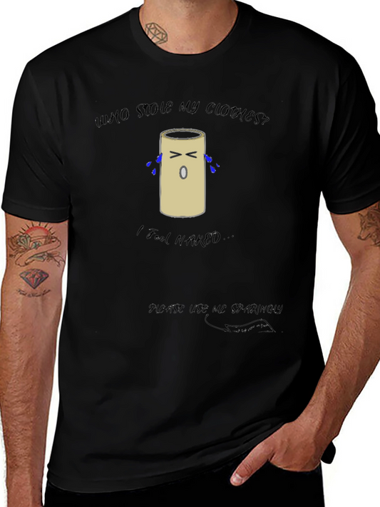 Humorous Toilet Paper Roll T-Shirt
