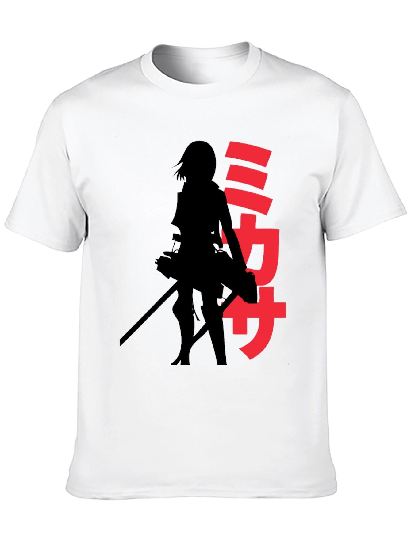 Anime Silhouette Graphic T-Shirt