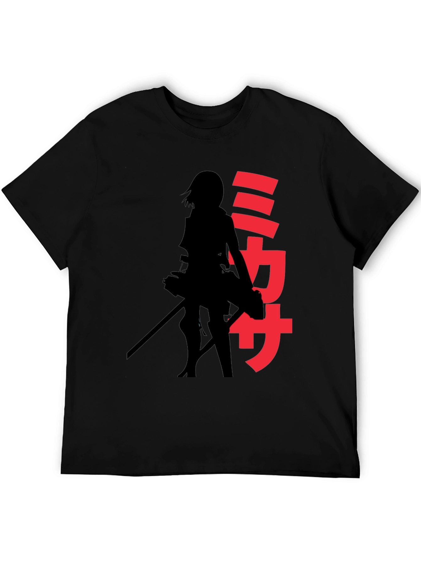 Anime Silhouette Graphic T-Shirt