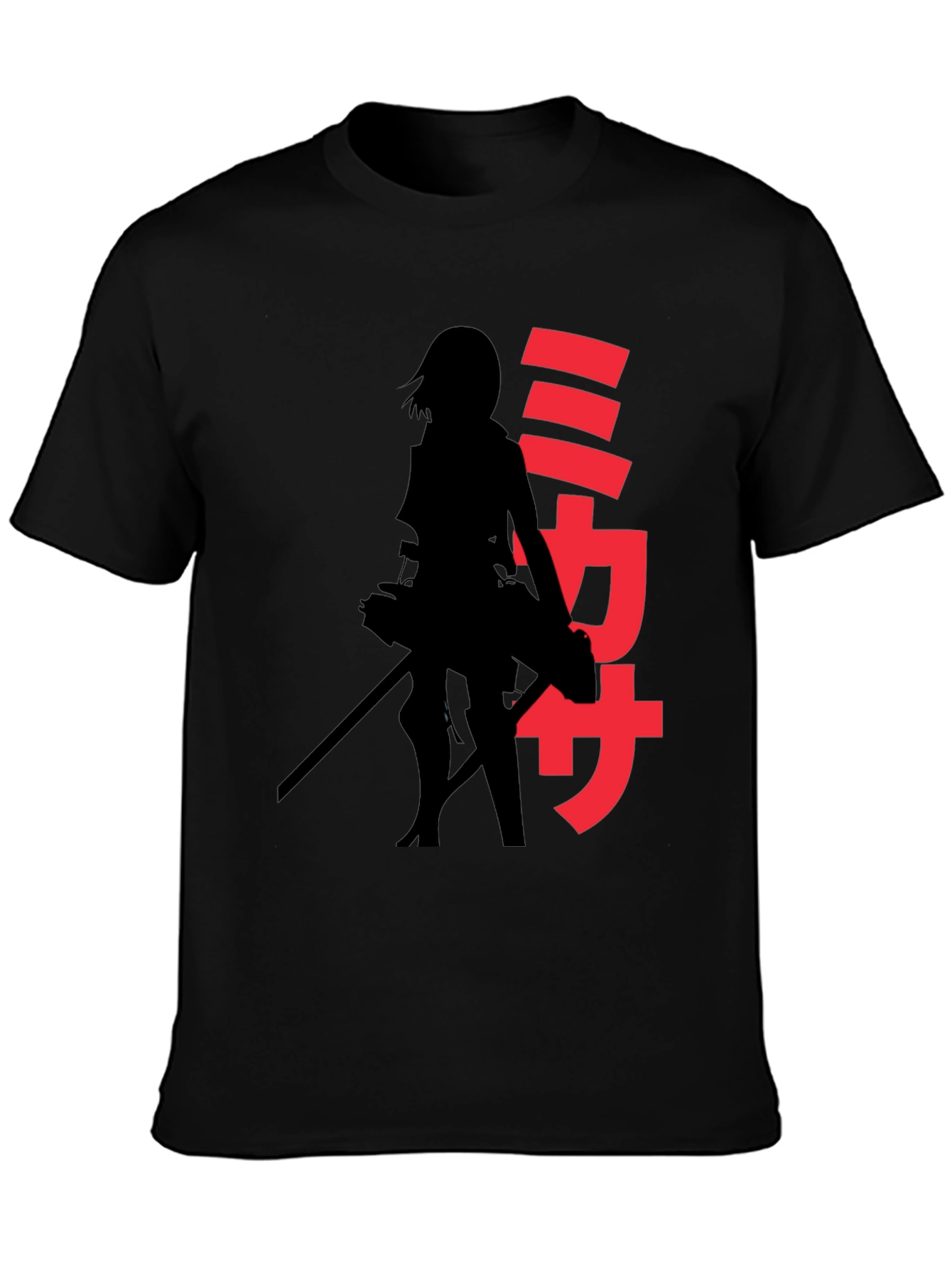 Anime Silhouette Graphic T-Shirt