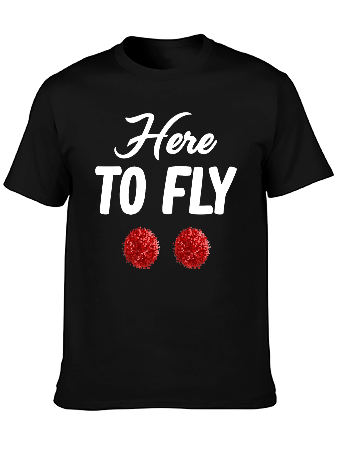 Here To Fly Pom Pom T-Shirt