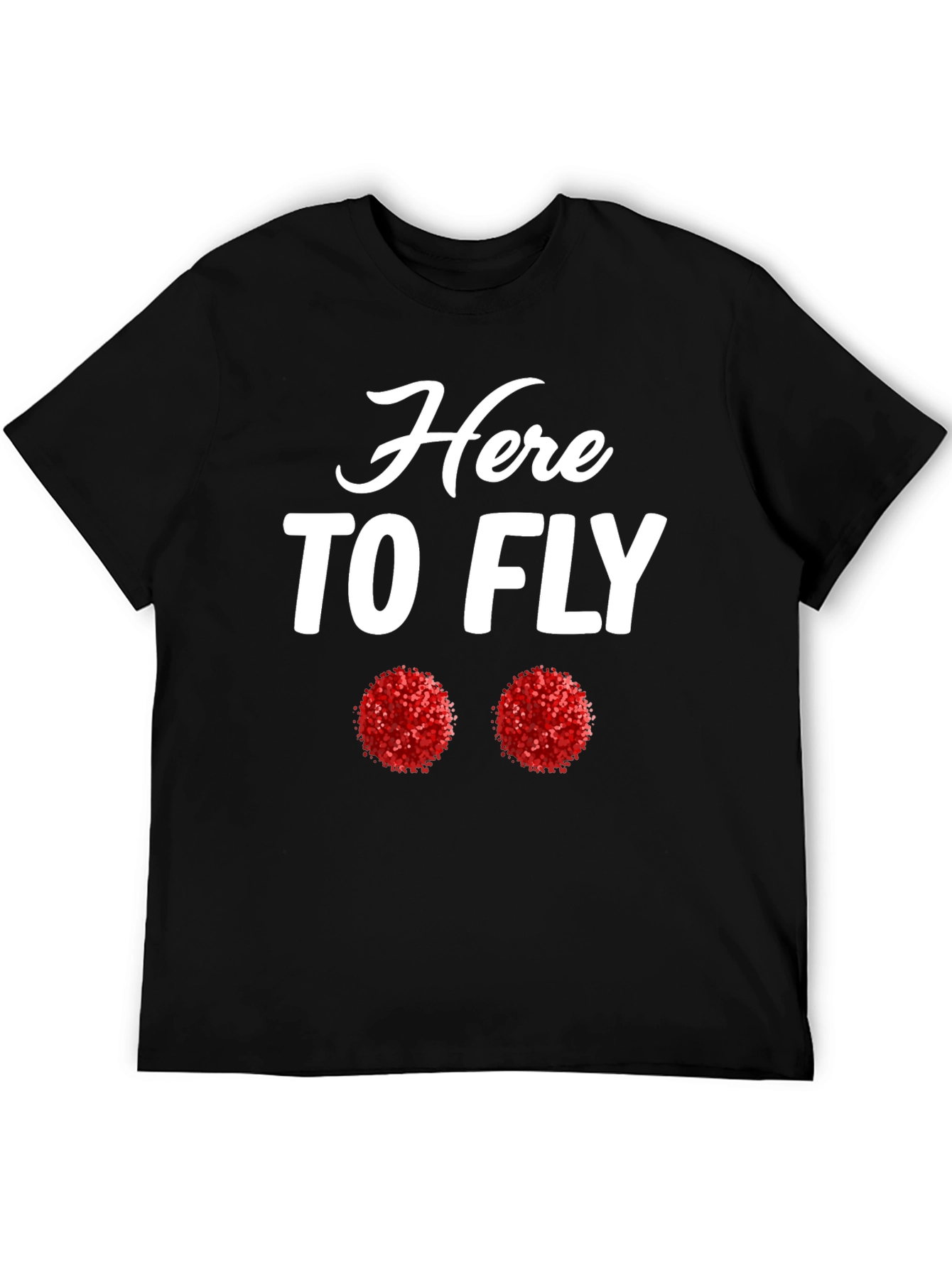 Here To Fly Pom Pom T-Shirt