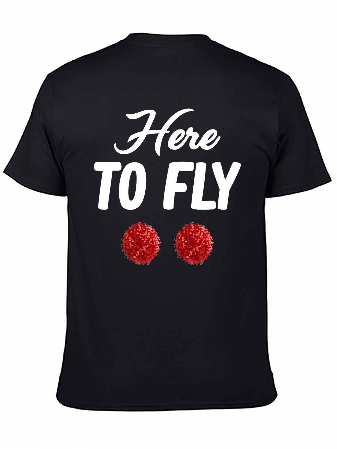 Here To Fly Pom Pom T-Shirt