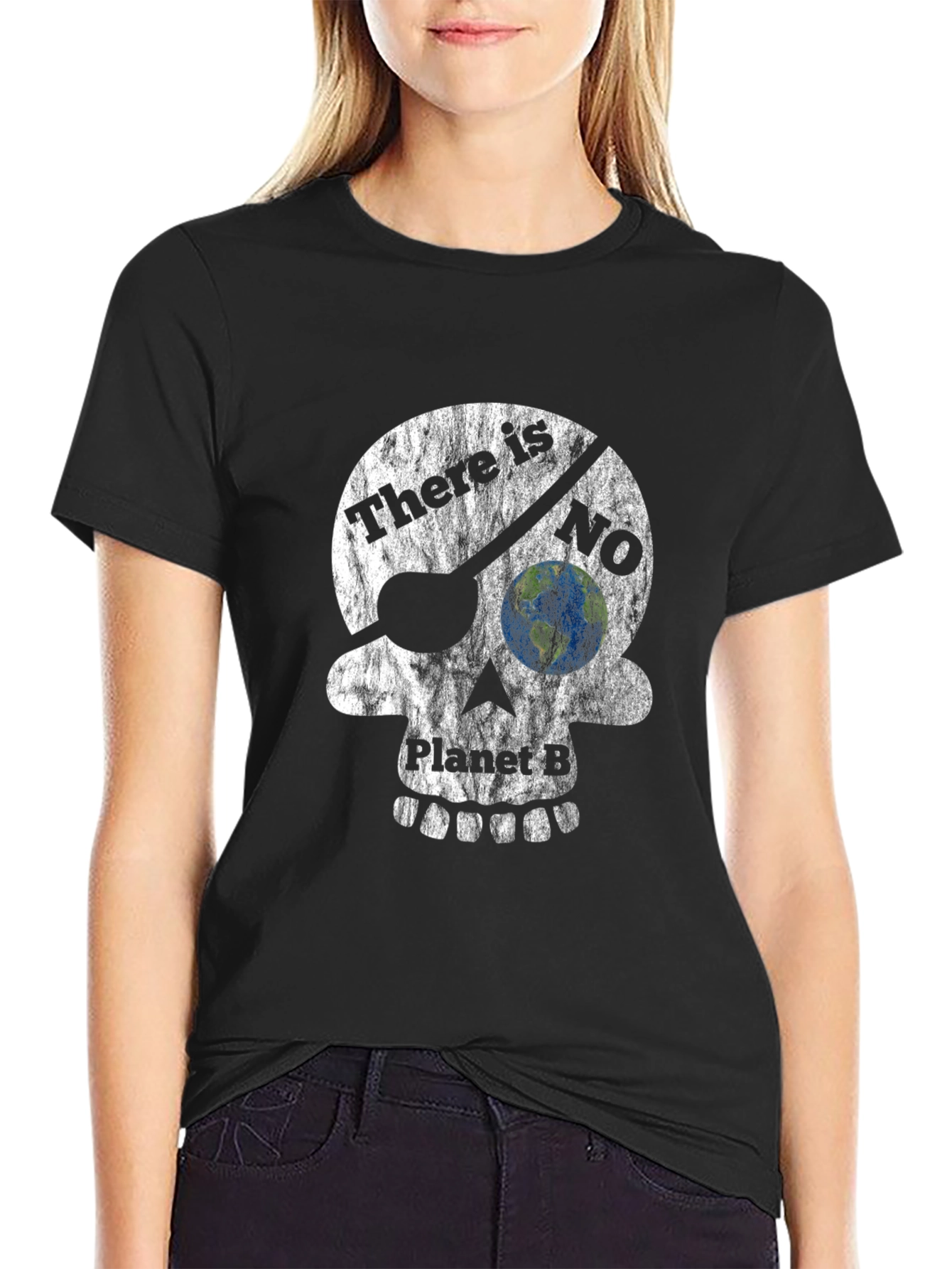 Eco Skull T-Shirt: There Is No Planet B