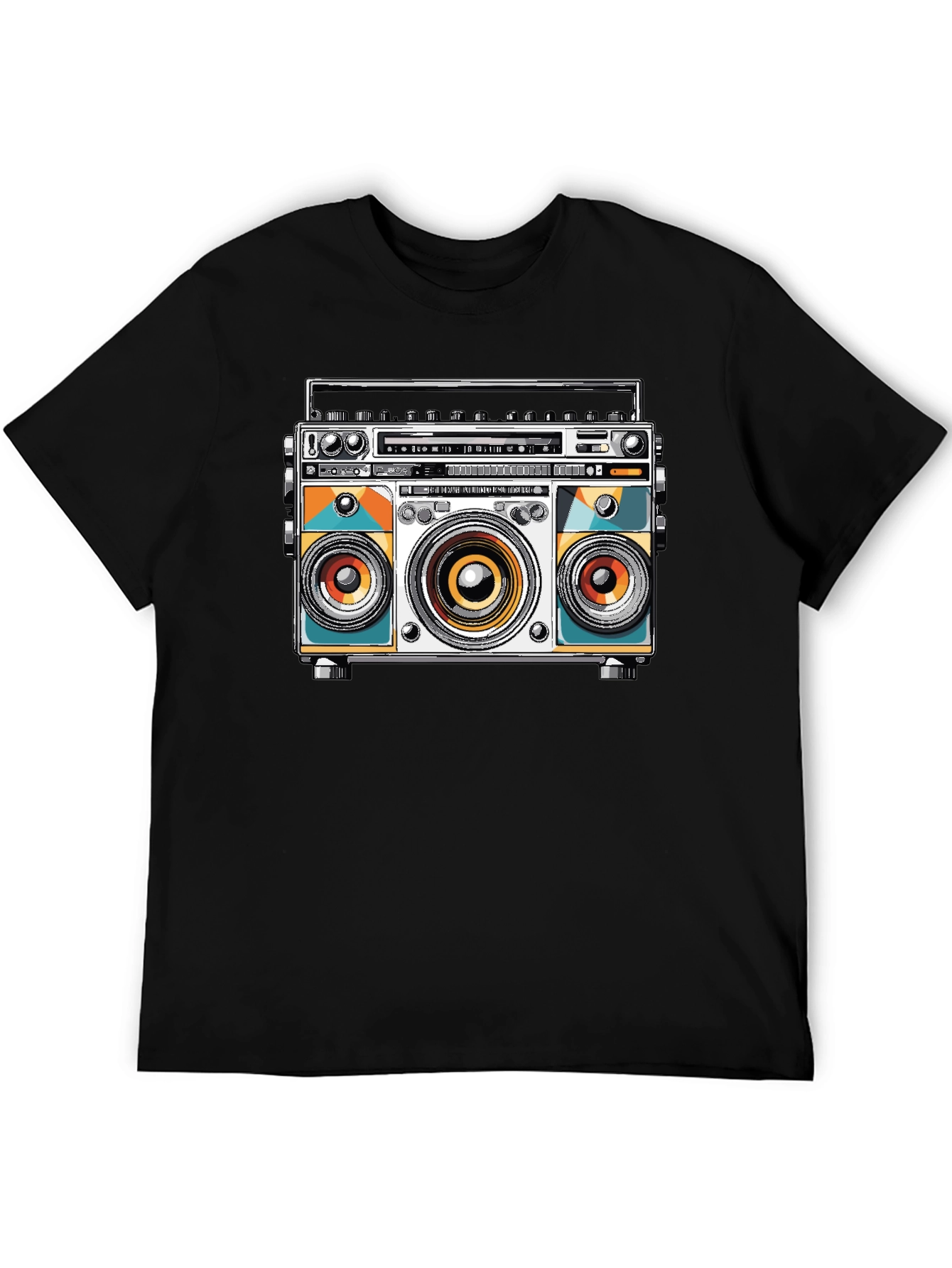 Retro Boombox Graphic T-Shirt