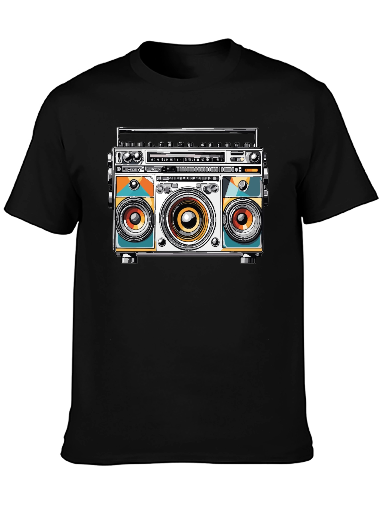 Retro Boombox Graphic T-Shirt