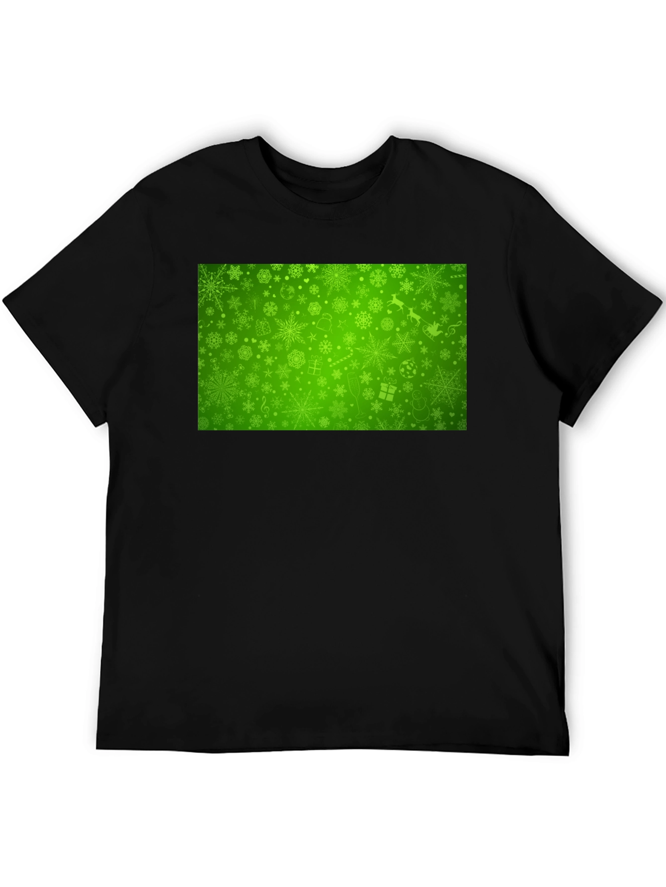 Festive Green Christmas T-Shirt