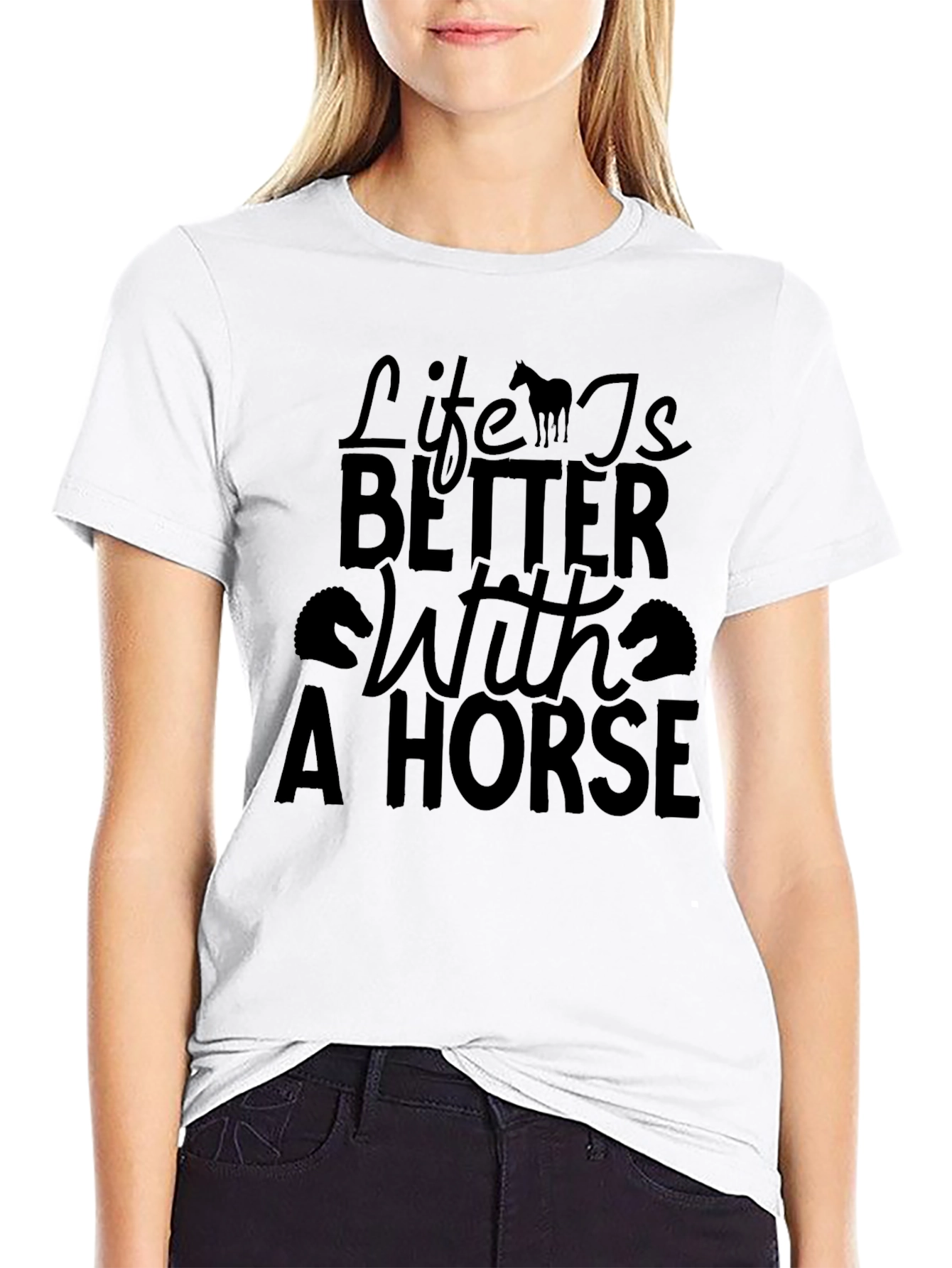 Life is Better With a Horse Graphic Tee