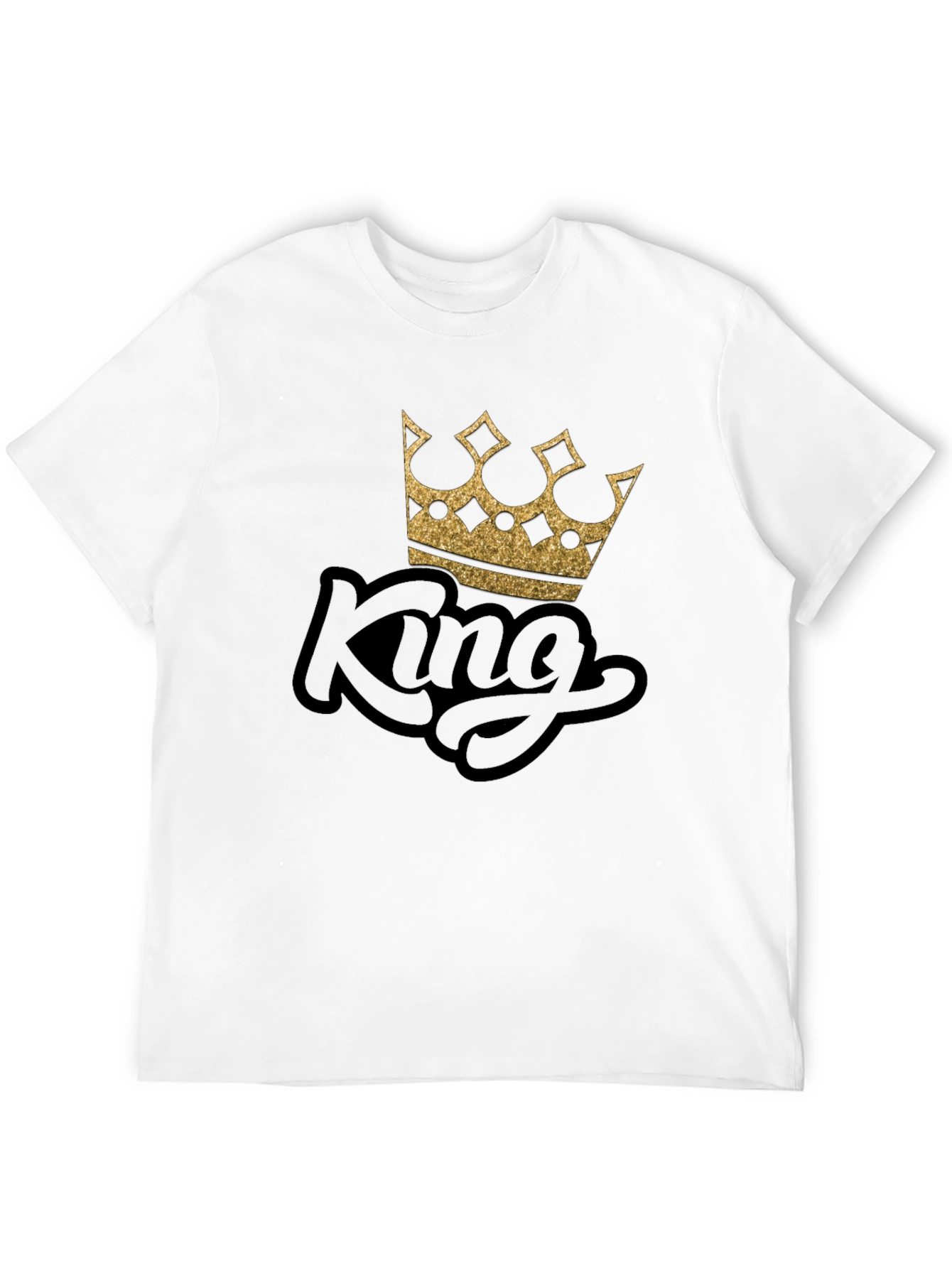King Crown Graphic Black T-Shirt