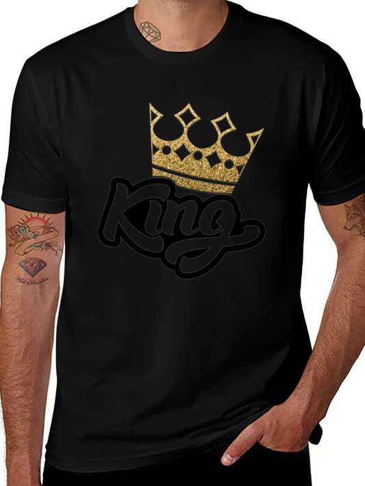King Crown Graphic Black T-Shirt