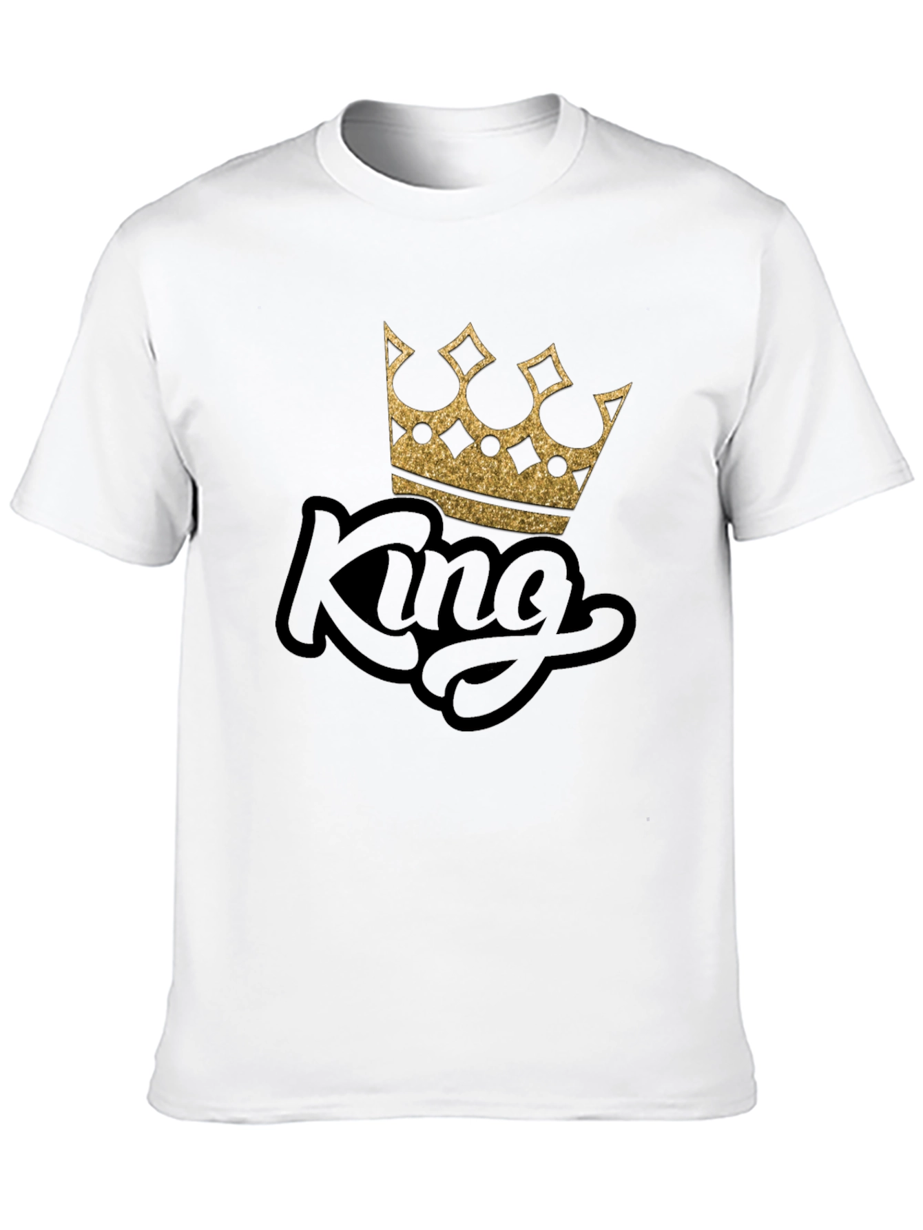 King Crown Graphic Black T-Shirt