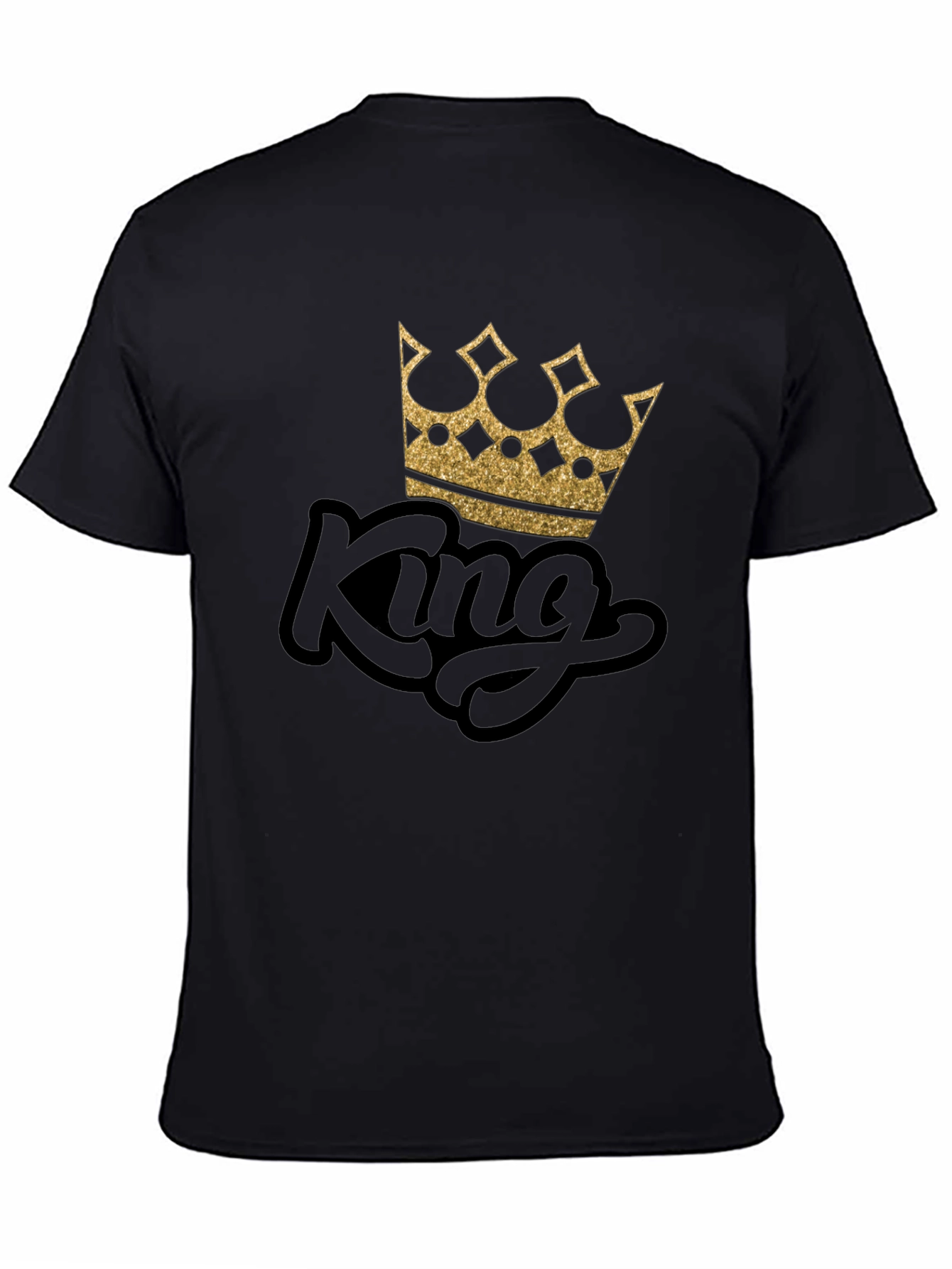 King Crown Graphic Black T-Shirt