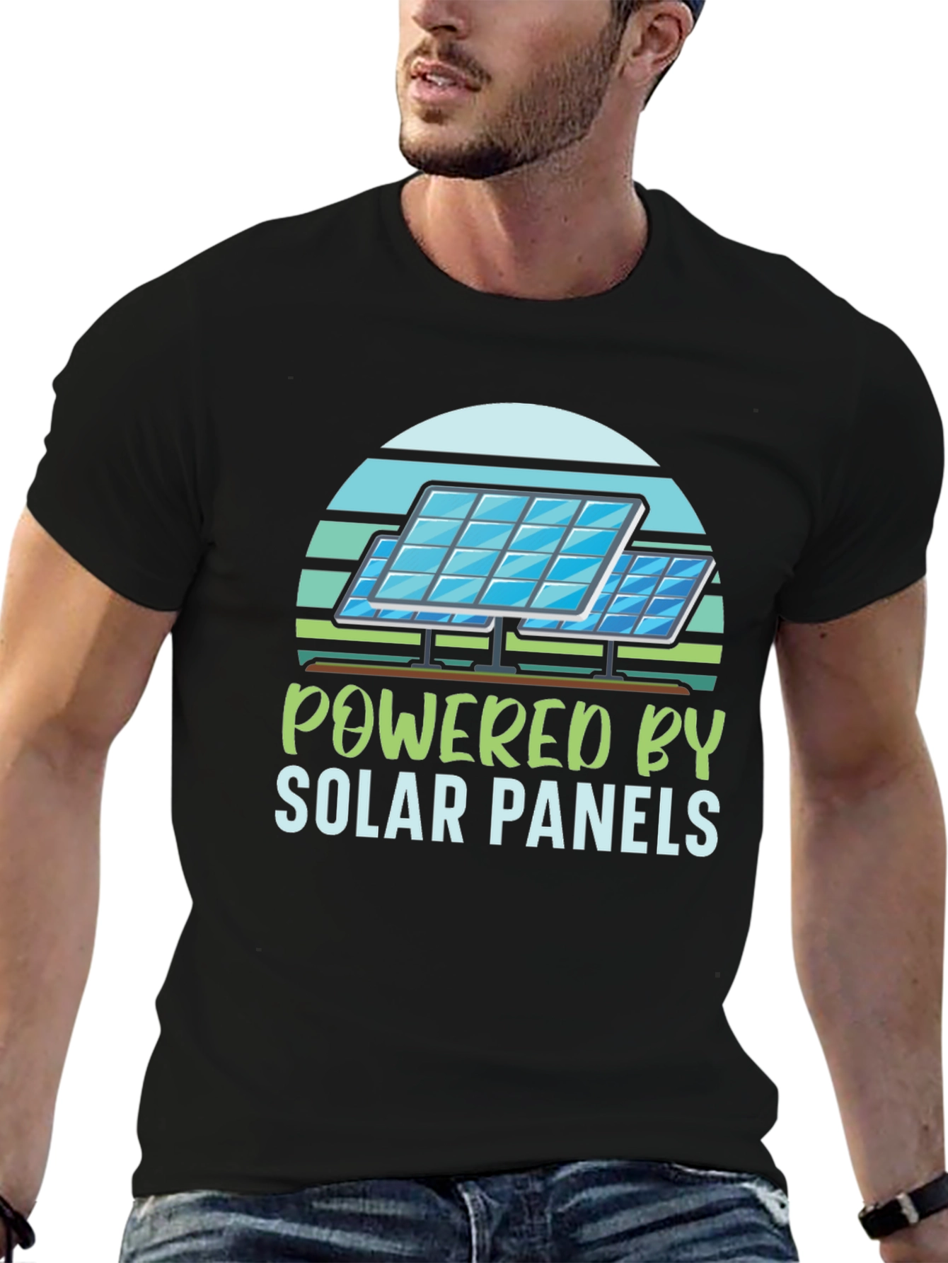 Powered By Solar Panels T-Shirt