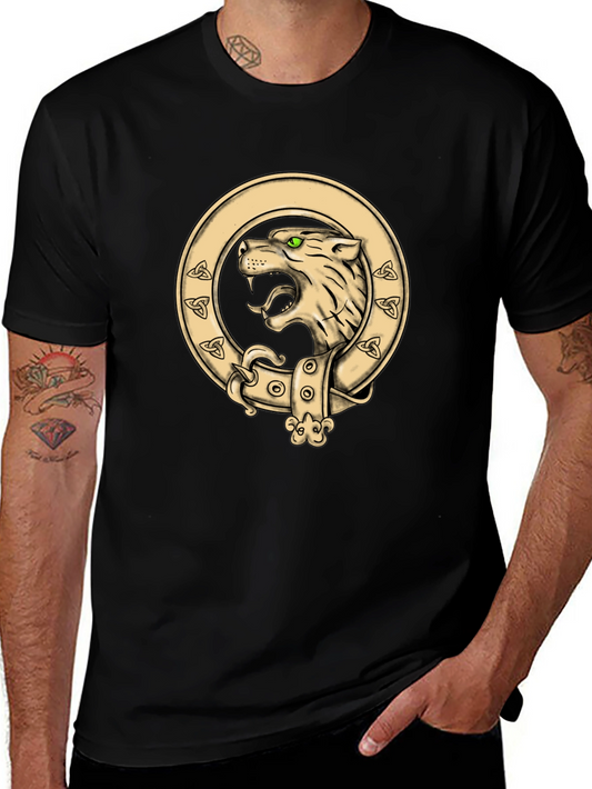Wolf Crest Graphic Tee - Bold Design