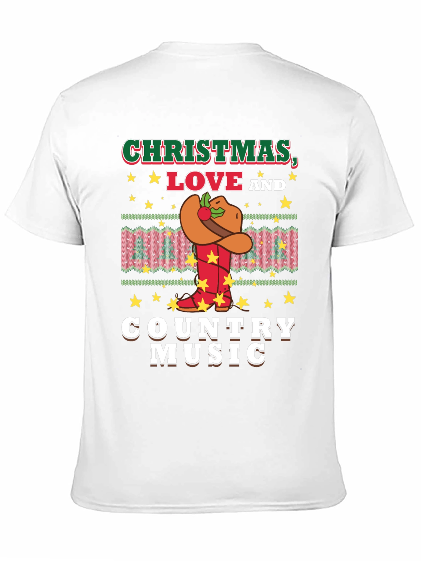 Christmas Love and Country Music T-Shirt