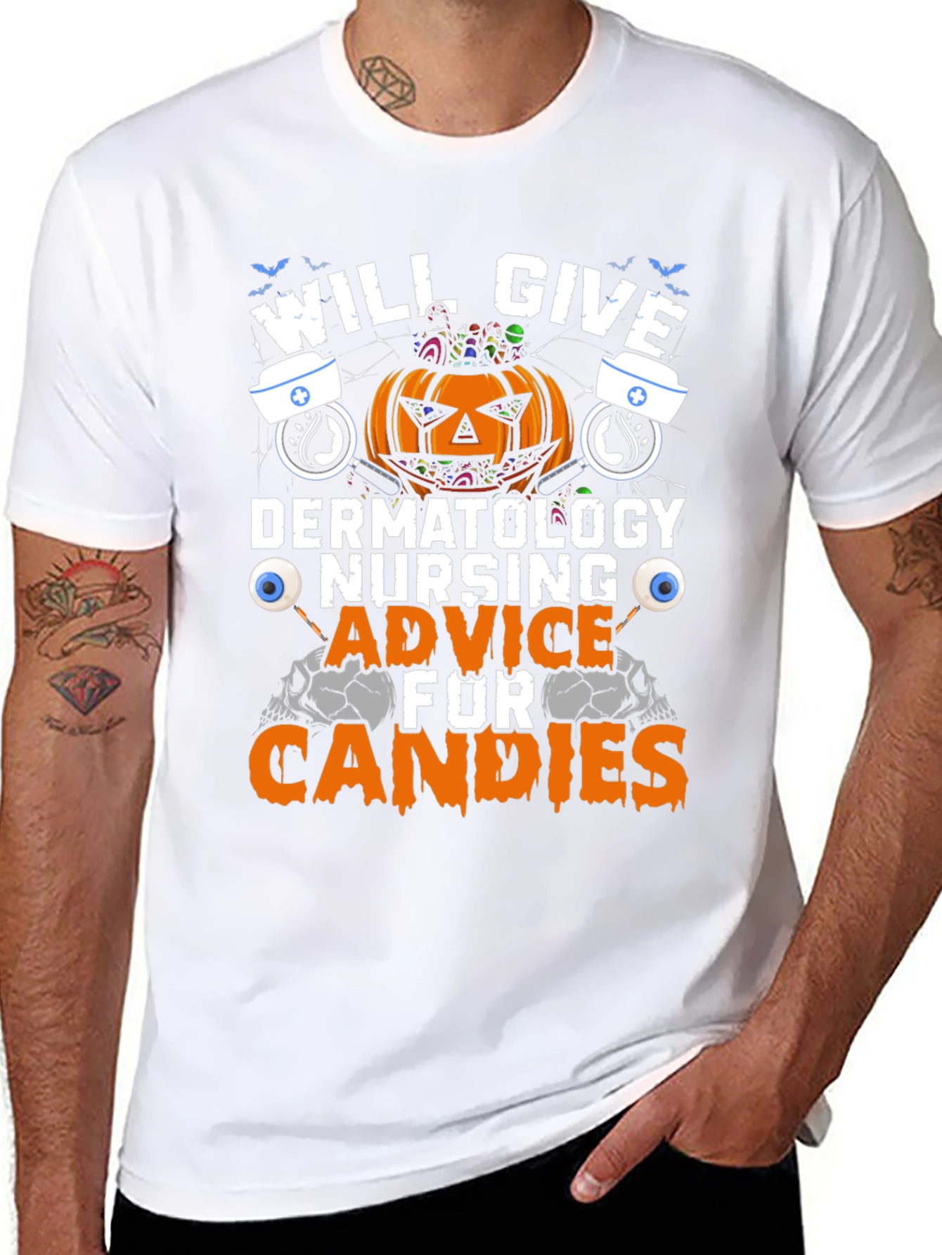 Halloween Dermatology Nursing Advice T-Shirt