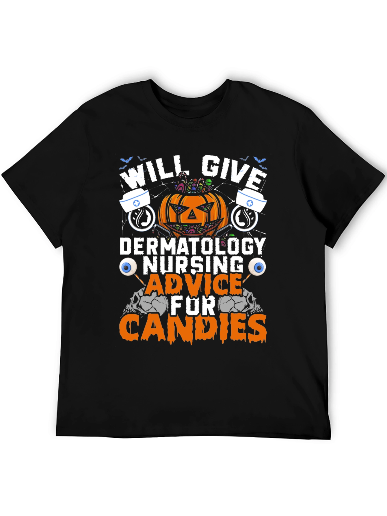 Halloween Dermatology Nursing Advice T-Shirt