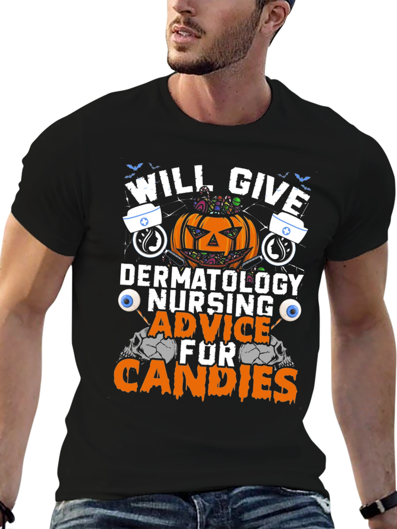Halloween Dermatology Nursing Advice T-Shirt