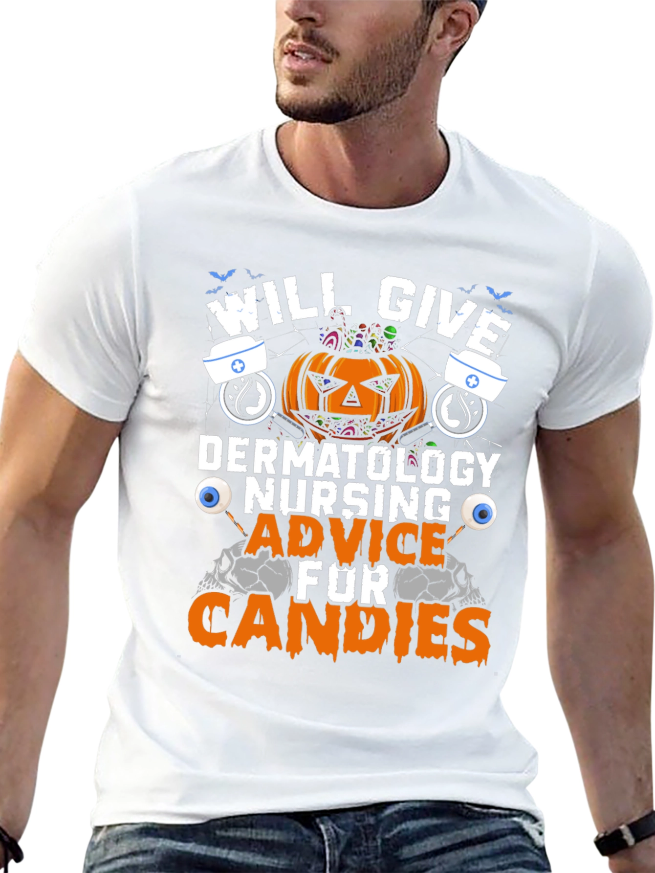 Halloween Dermatology Nursing Advice T-Shirt