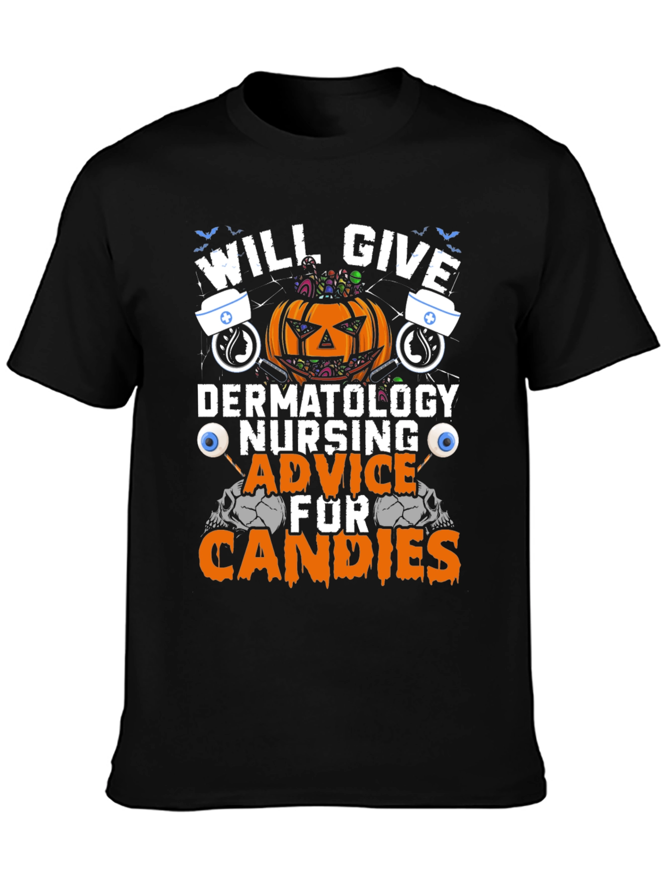 Halloween Dermatology Nursing Advice T-Shirt