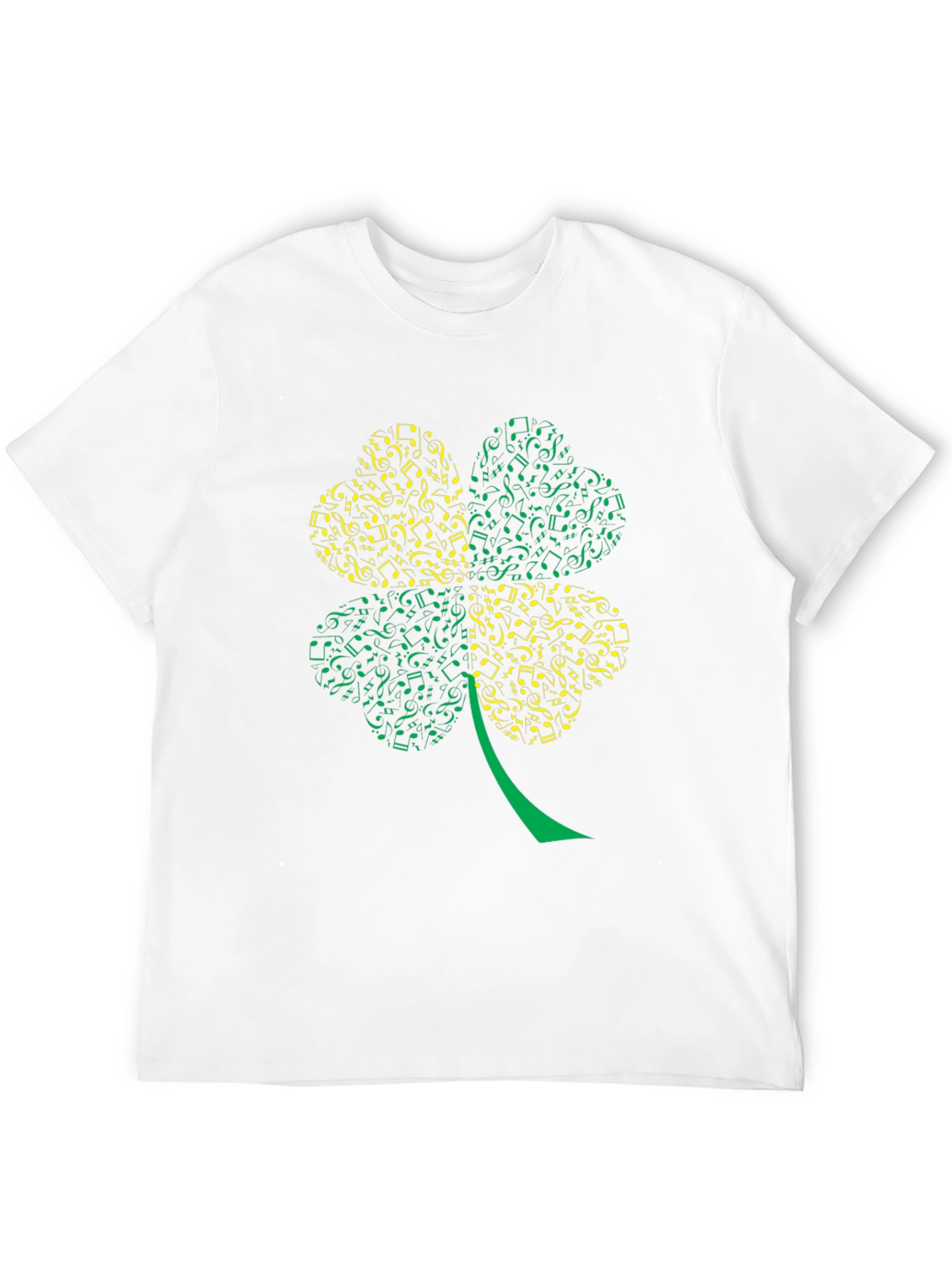 Musical Shamrock Graphic T-Shirt
