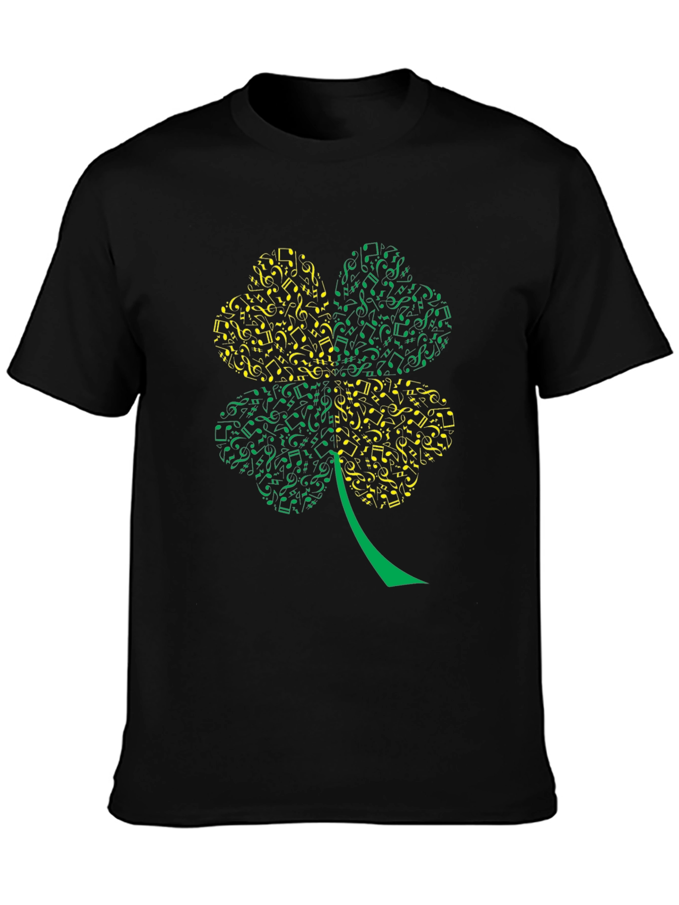 Musical Shamrock Graphic T-Shirt