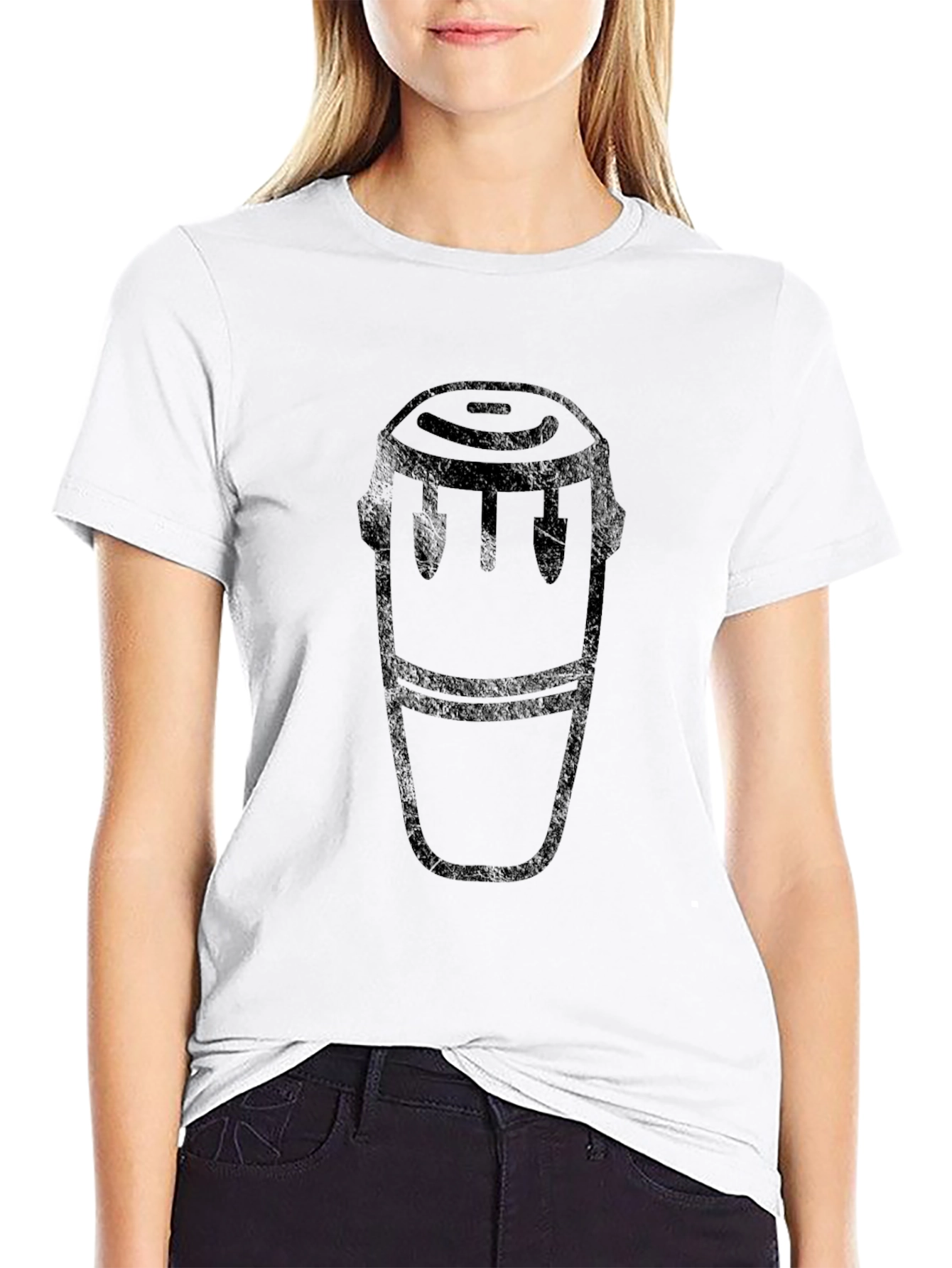 Black Conga Drum Graphic Tee