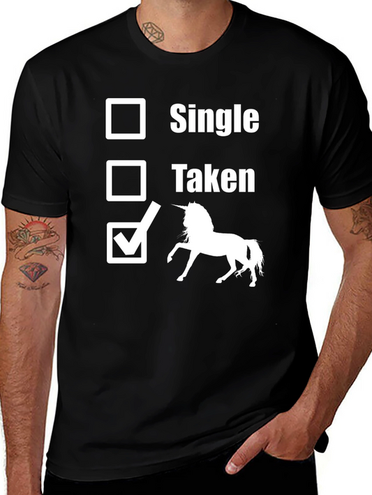 Unicorn Taken Funny Graphic T-Shirt