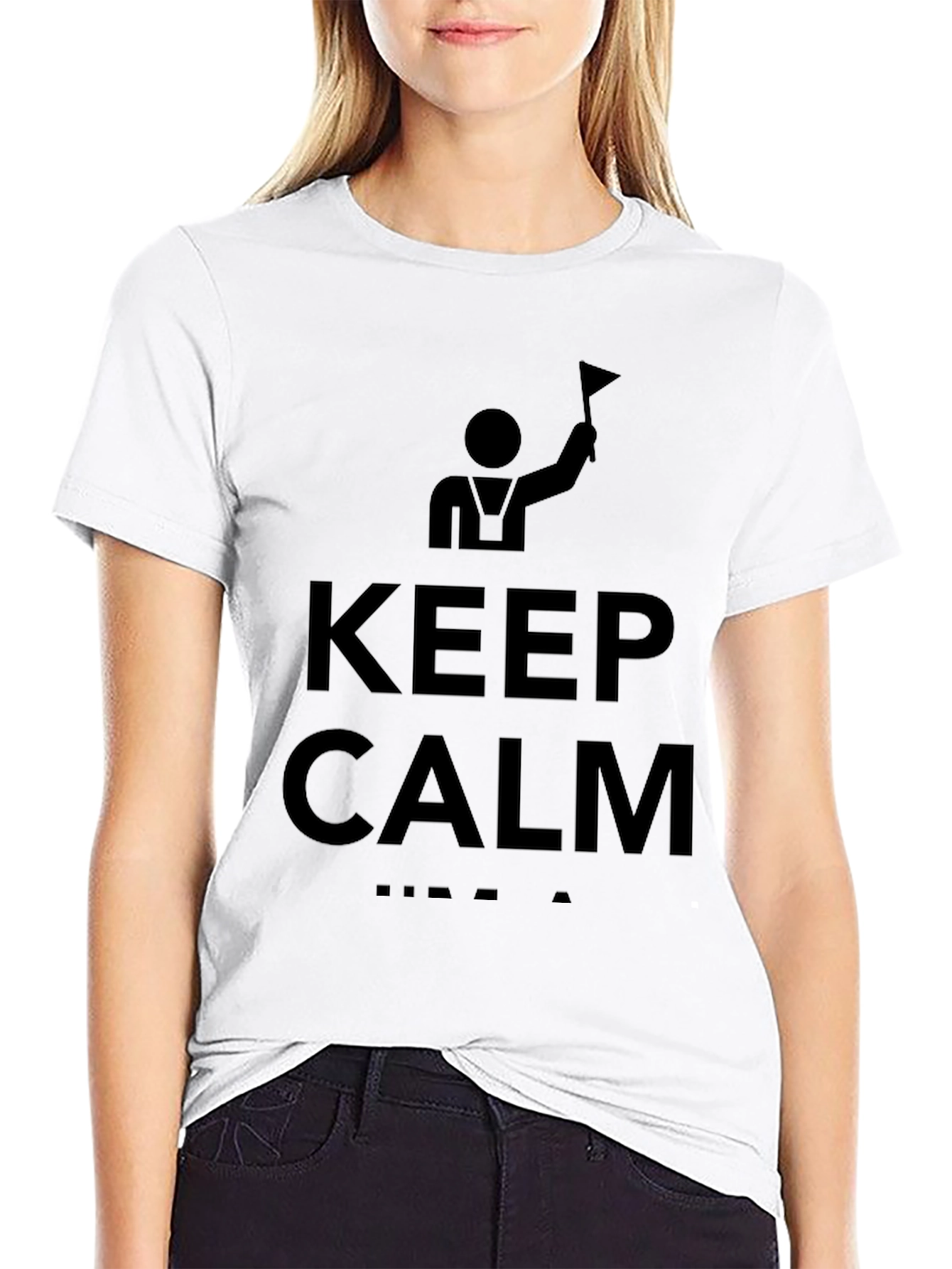 Keep Calm T-Shirt - Black Graphic Tee