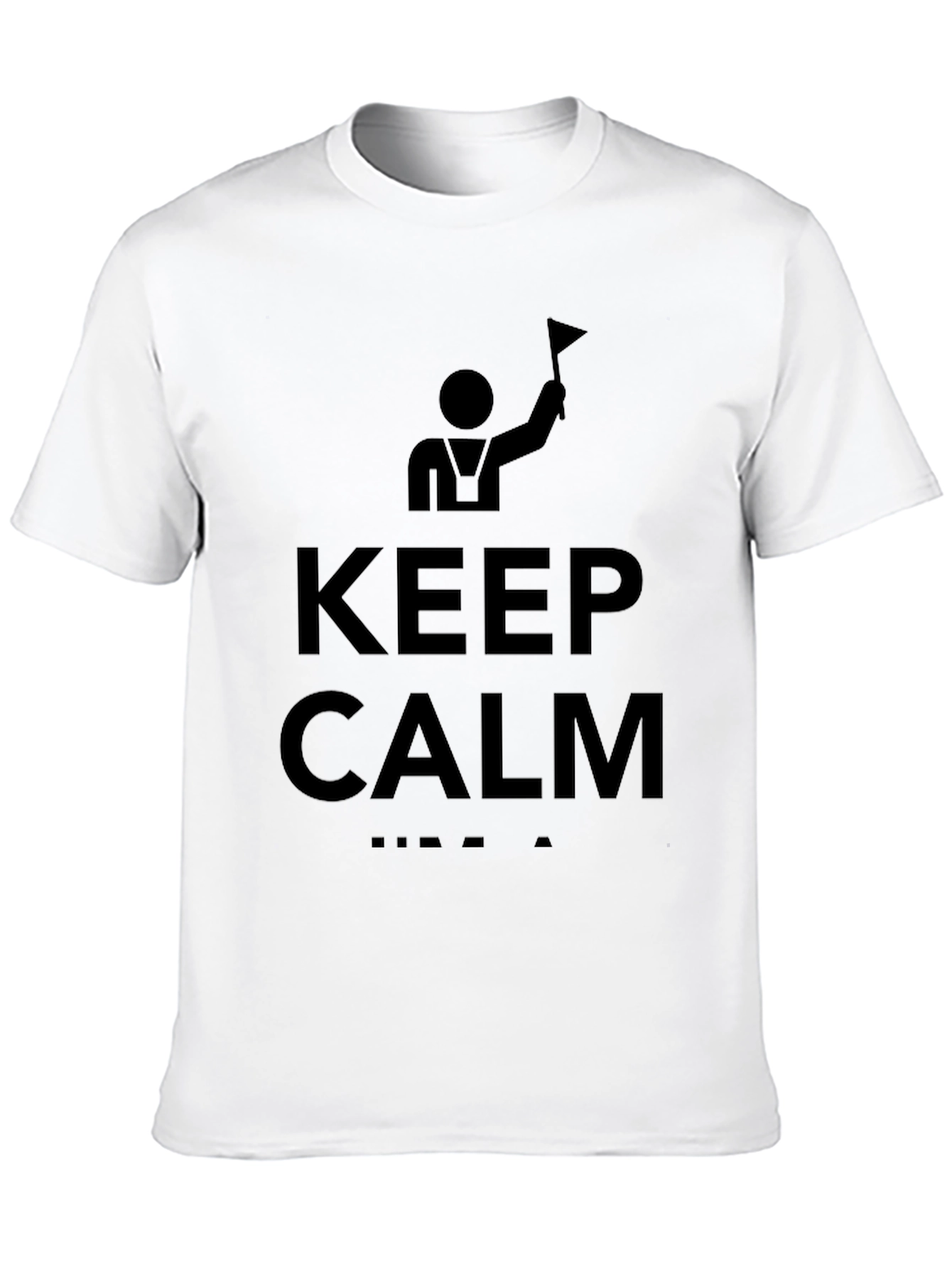 Keep Calm T-Shirt - Black Graphic Tee