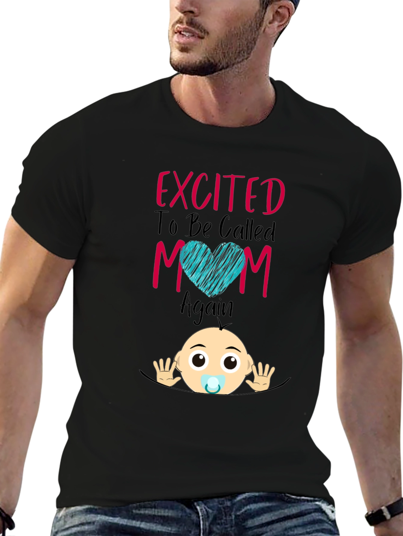 Excited To Be Called Mom Again T-Shirt