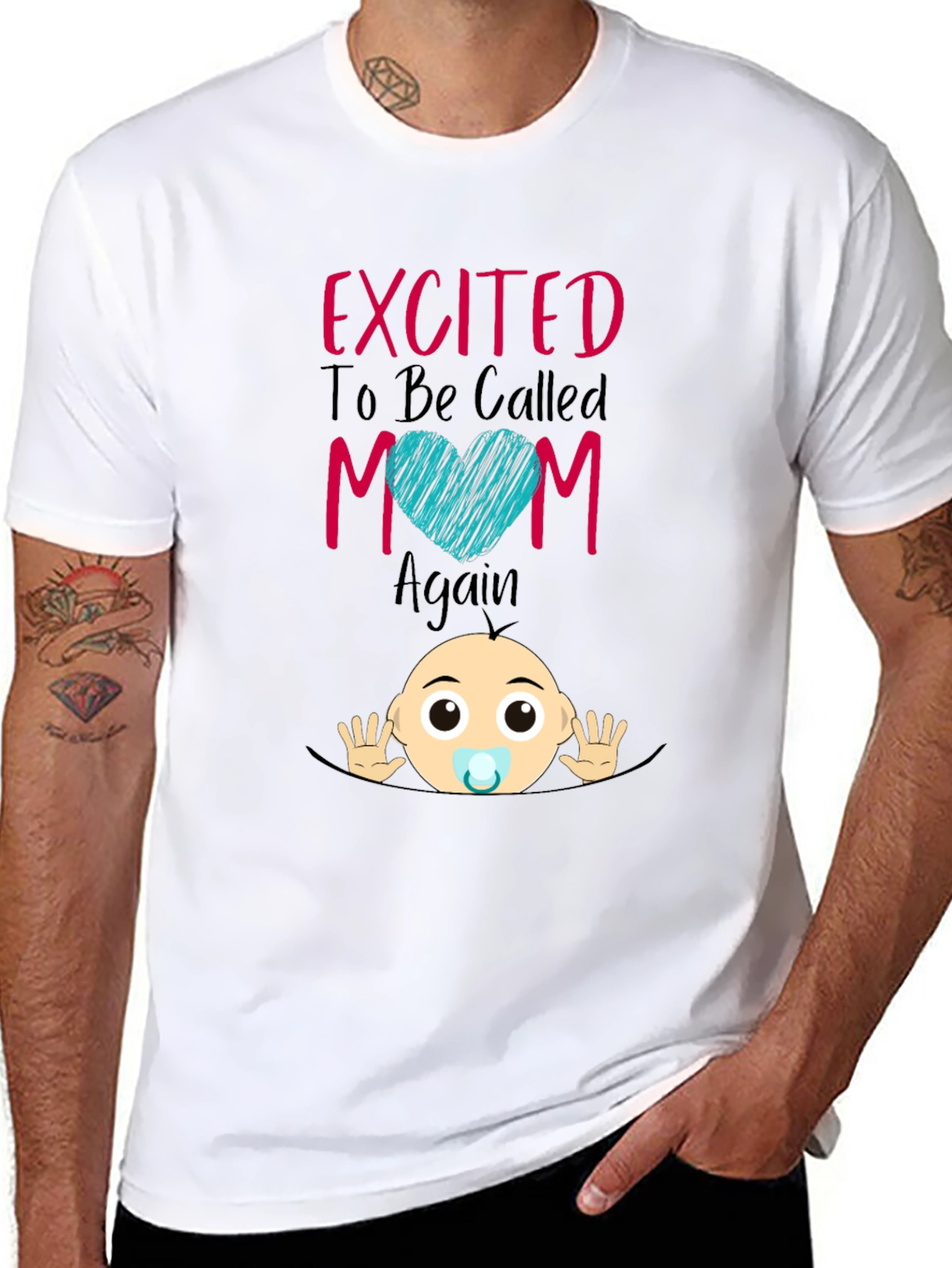 Excited To Be Called Mom Again T-Shirt