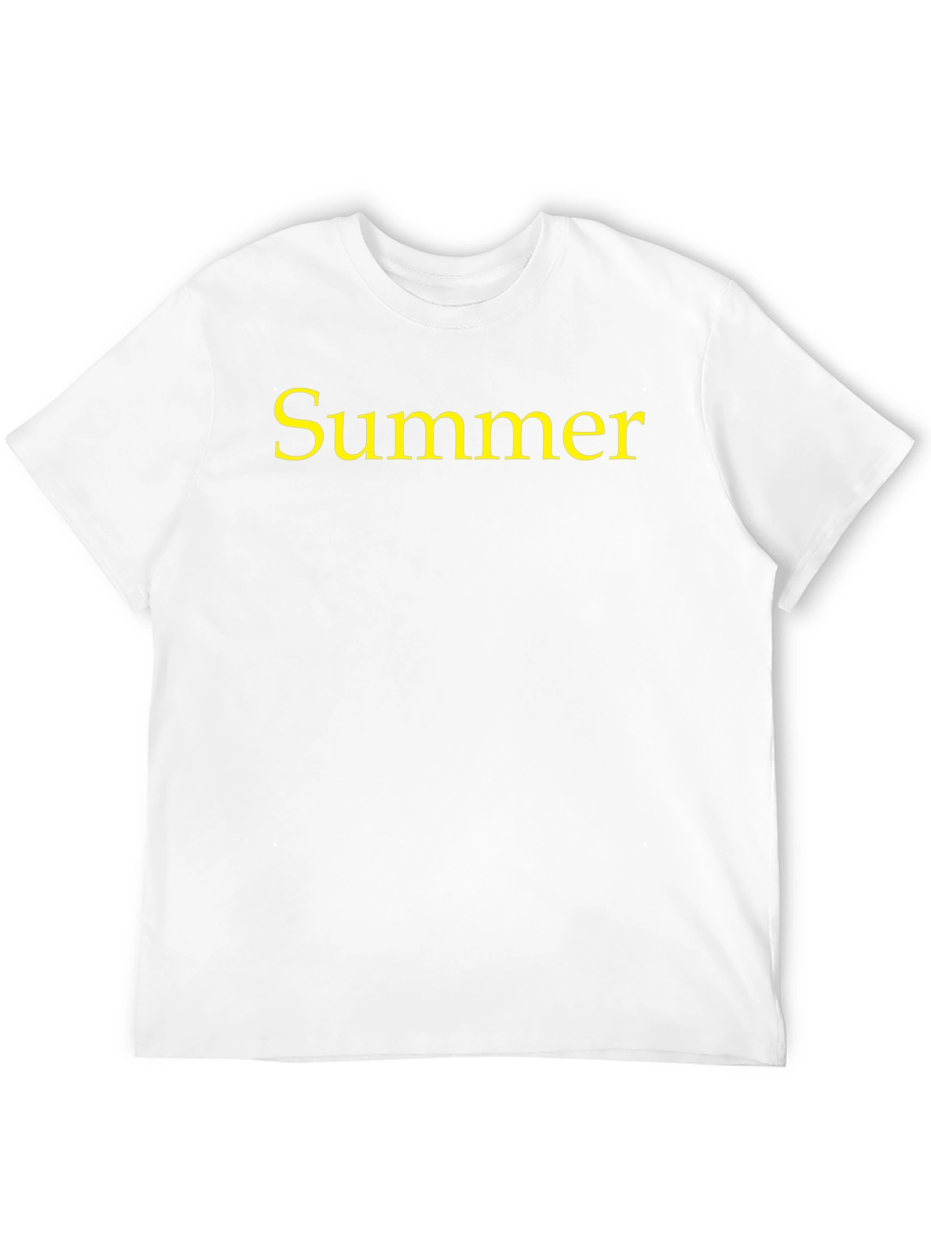 Summer Graphic Tee - Black Cotton Blend