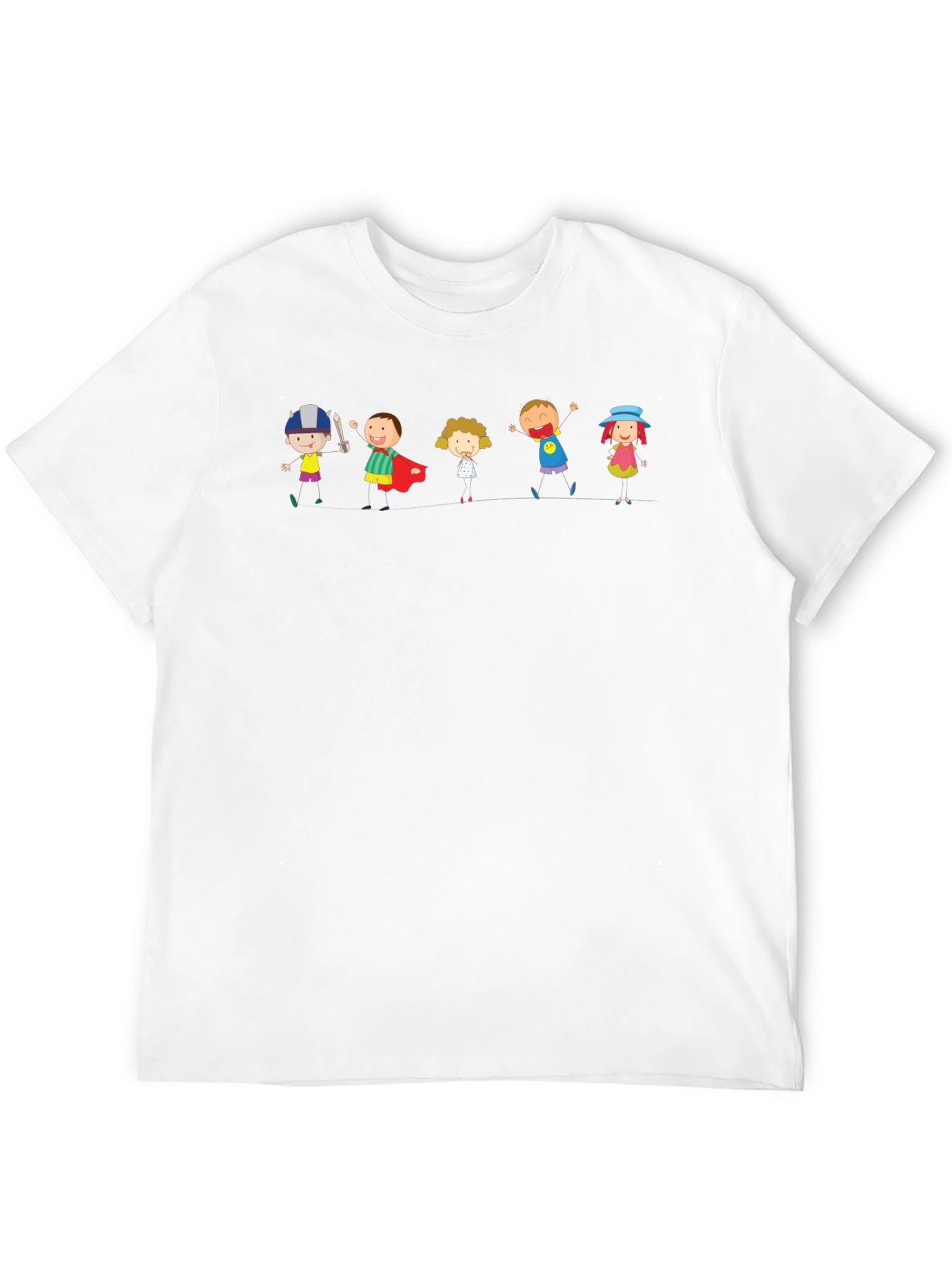 Kids Drawing Black T-Shirt
