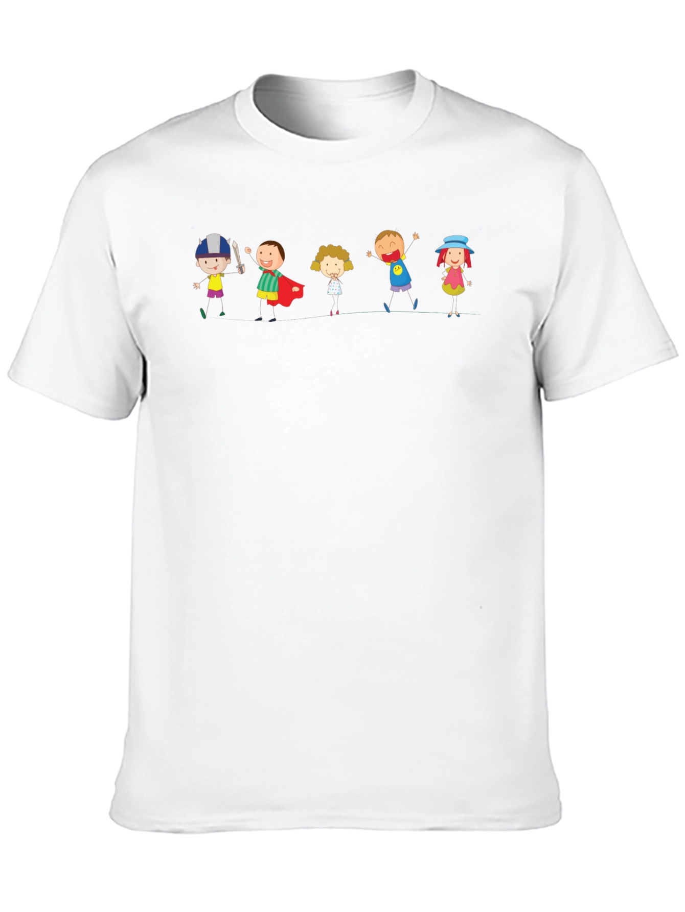 Kids Drawing Black T-Shirt