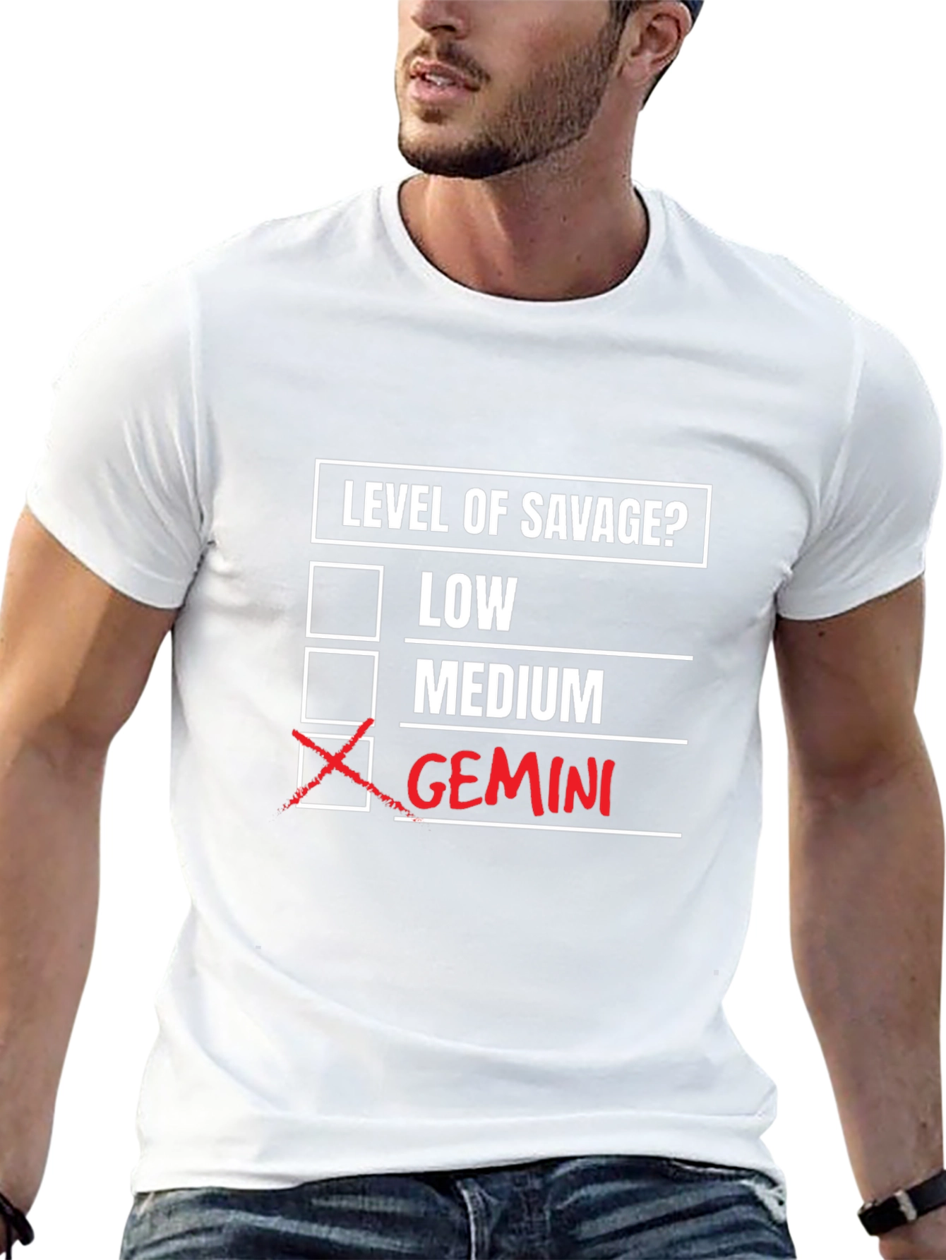 Gemini Savage T-Shirt - Zodiac Humor Tee