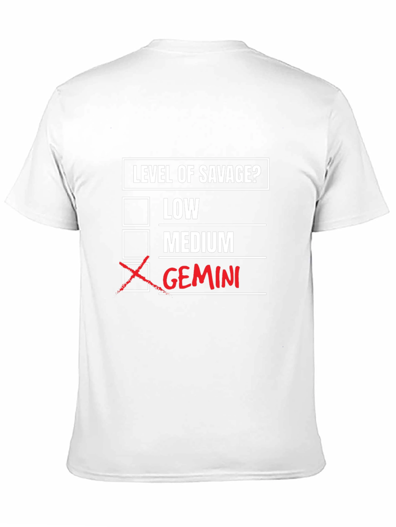 Gemini Savage T-Shirt - Zodiac Humor Tee