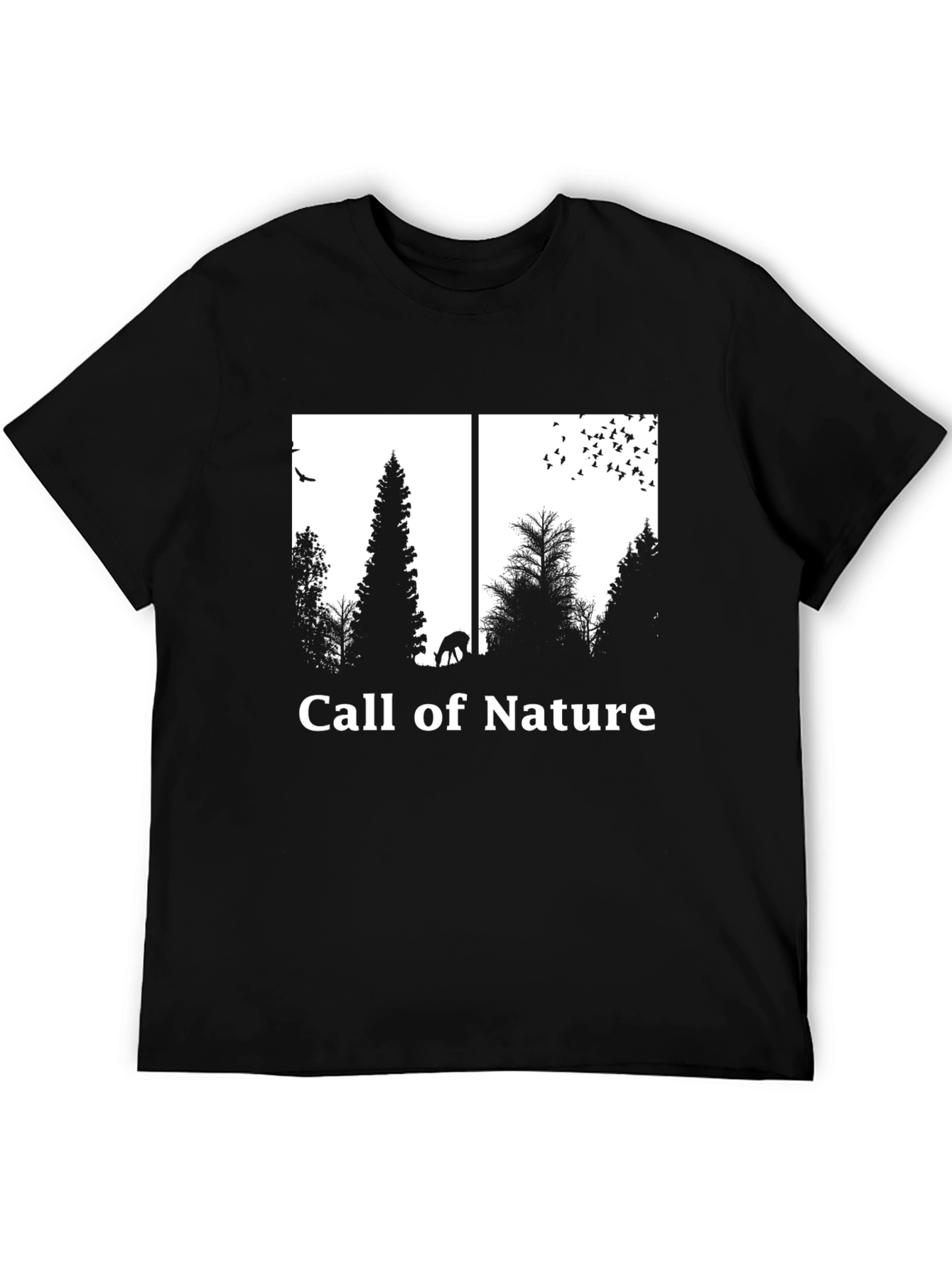 Call of Nature Graphic Tee - Black