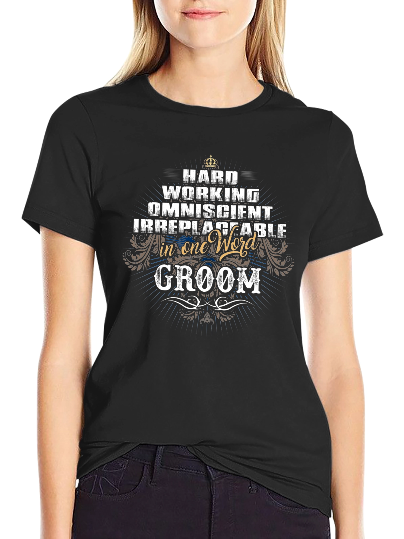 Hard Working Groom T-Shirt