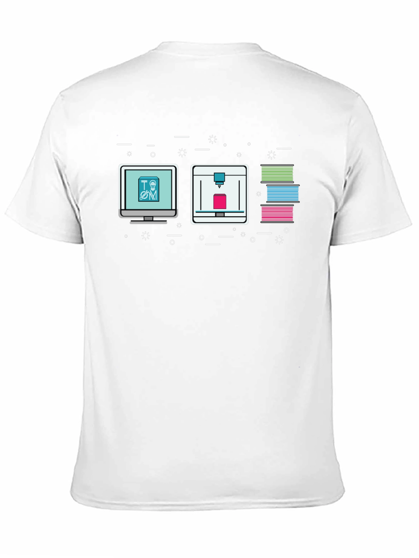 3D Printing Graphic T-Shirt
