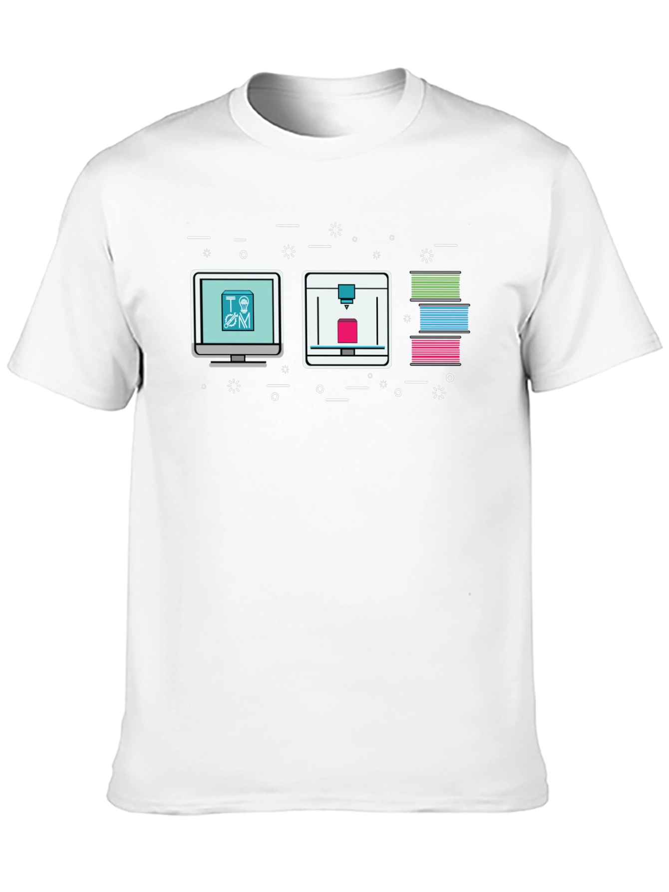 3D Printing Graphic T-Shirt
