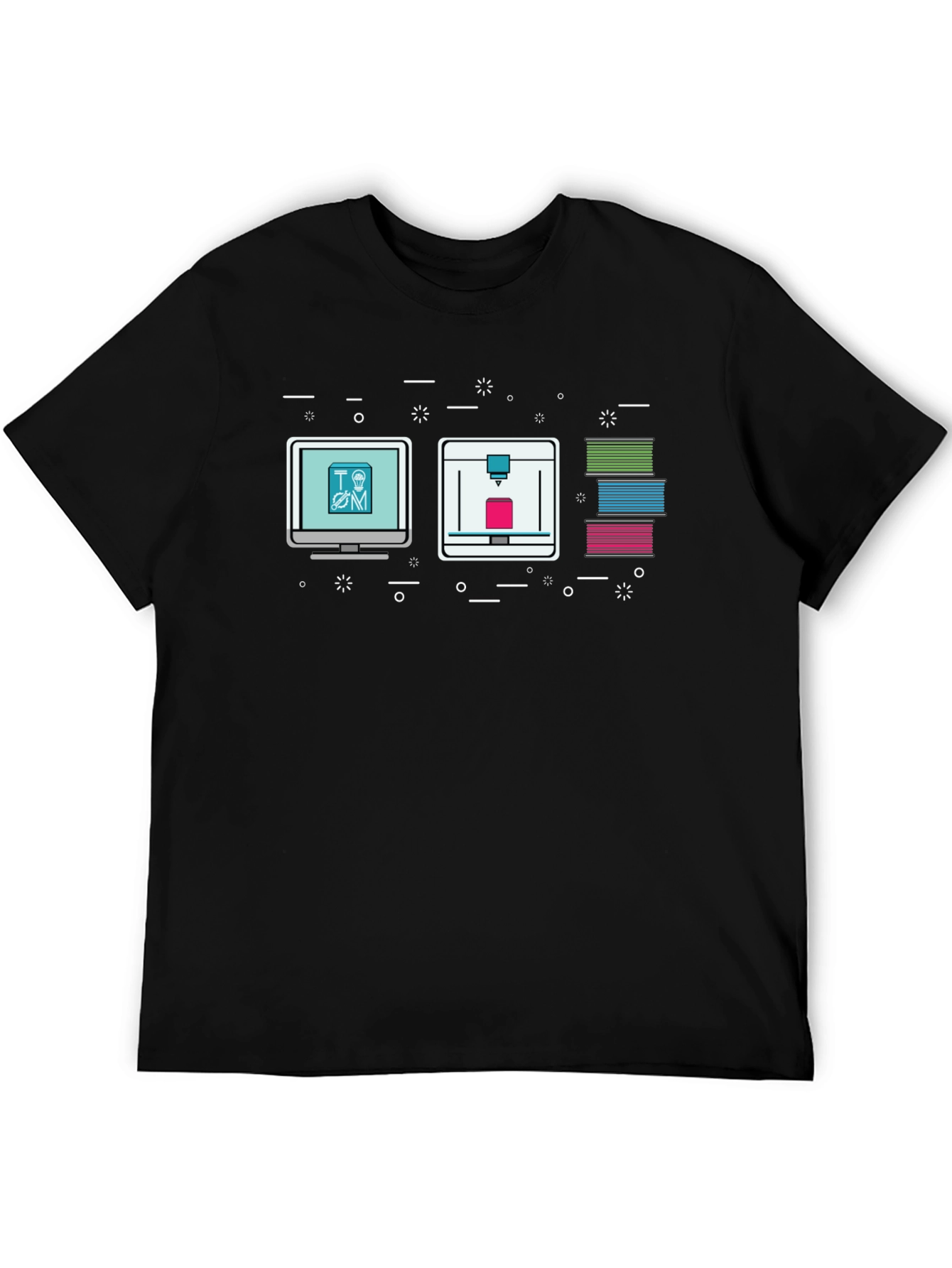 3D Printing Graphic T-Shirt