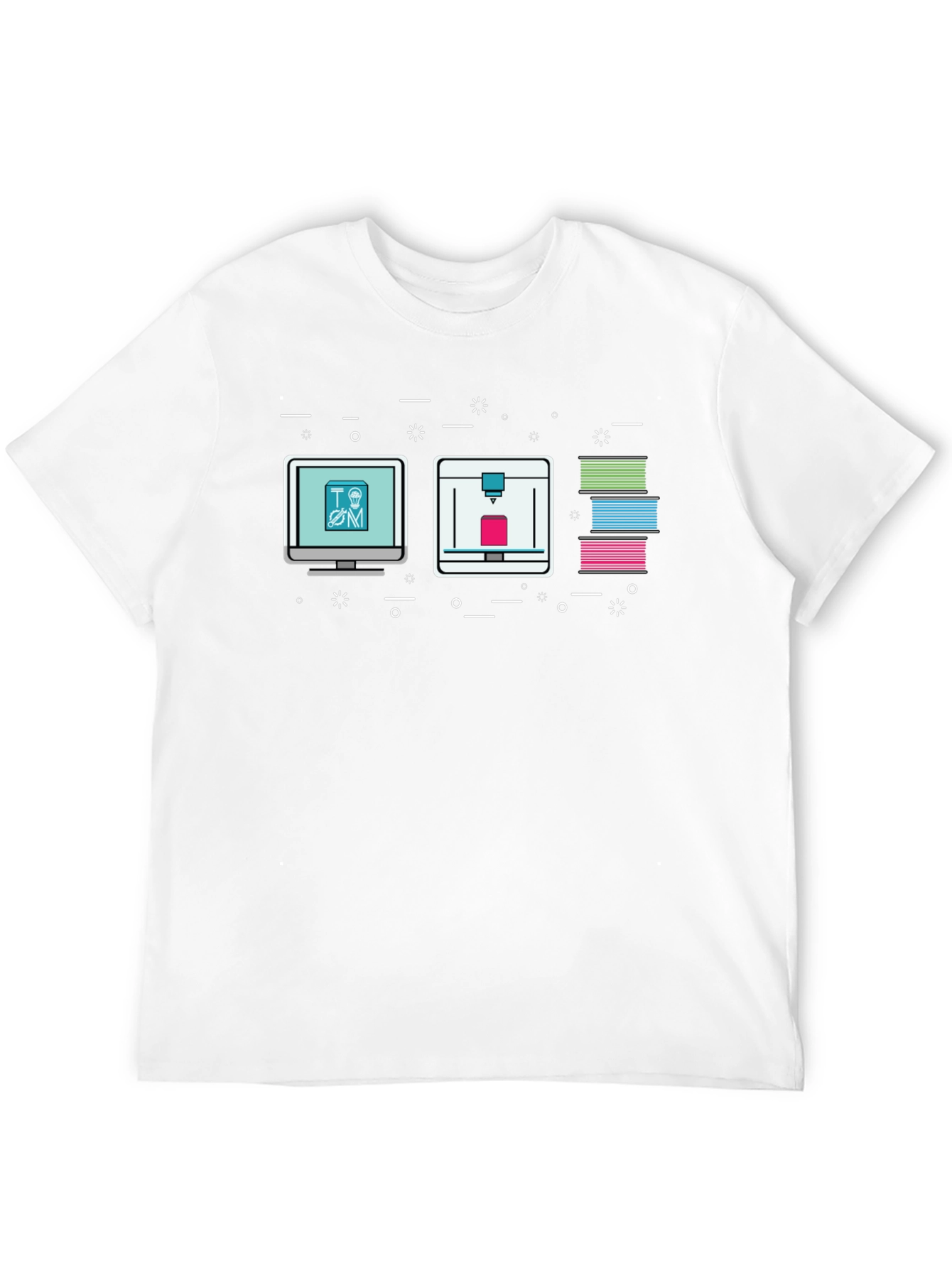 3D Printing Graphic T-Shirt